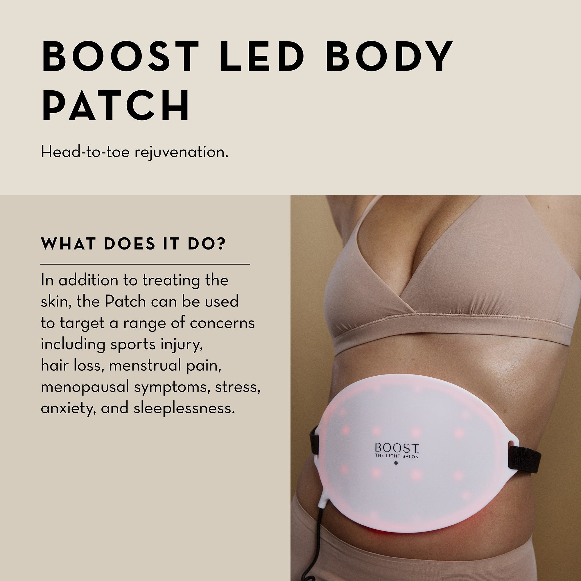 ザライトサロン LEDパッチボディ/ THE LIGHT SALON The Light Salon Boost LED Patch | Dermstore