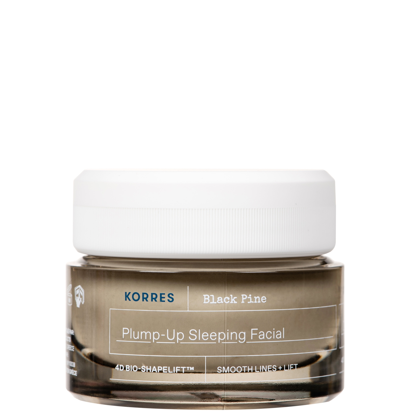 KORRES: KORRES  Black Pine 4D BioShapeLift Plump-up Sleeping Facial 40ml