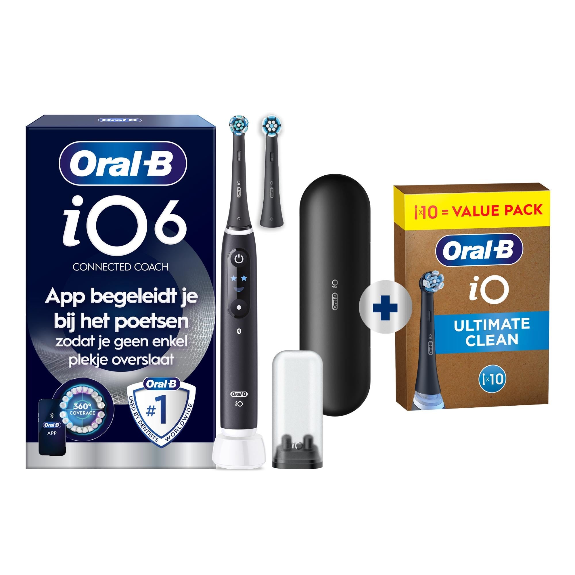 Oral-B iO7n Elektrische Tandenborstel Zwart | Oral-B NL