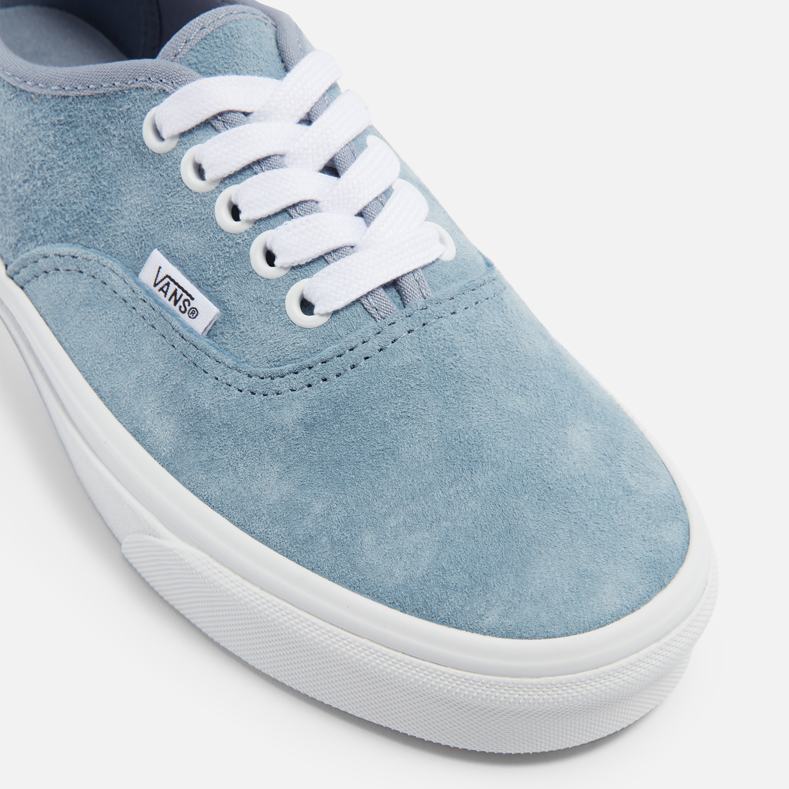 Vans authentic blue on sale suede