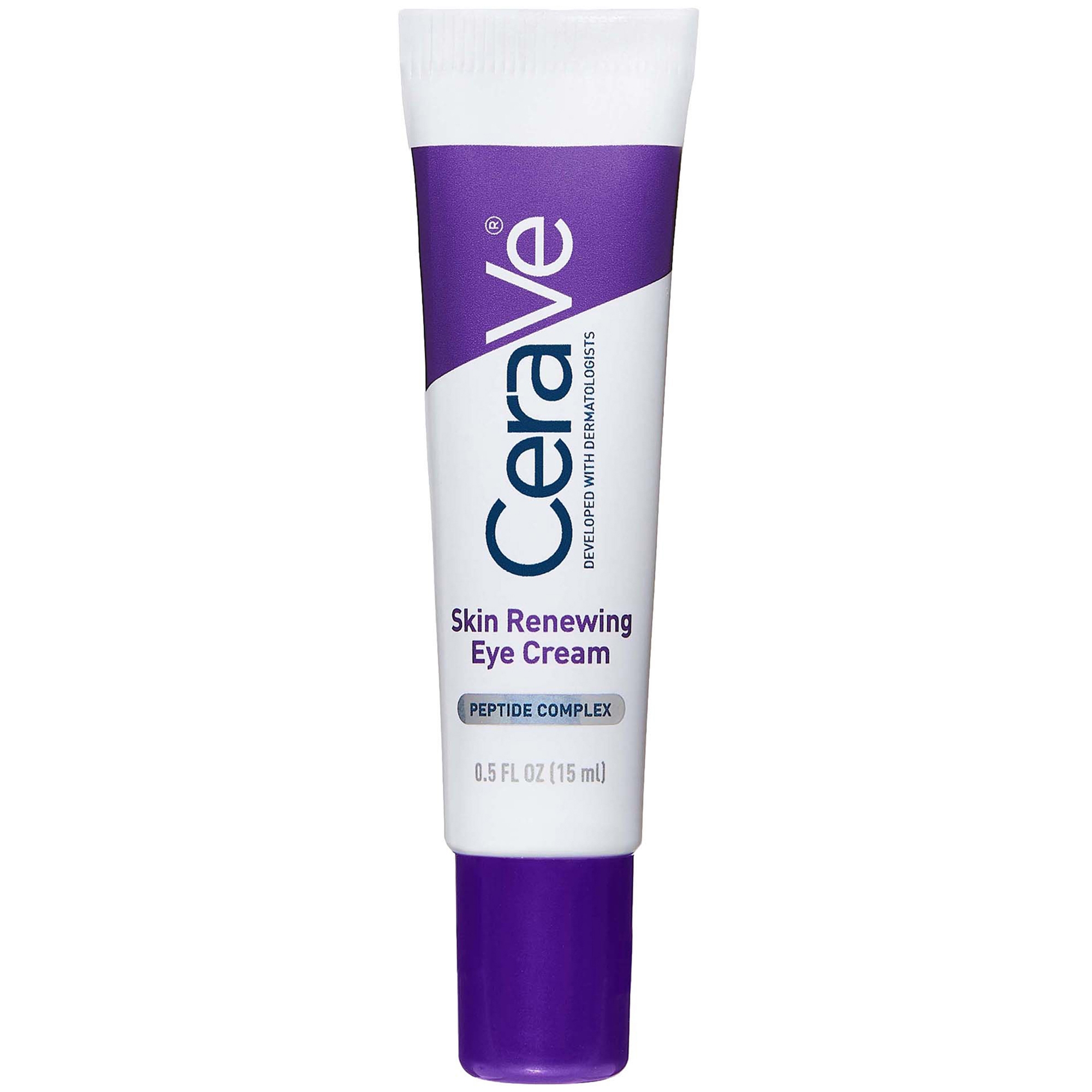 CeraVe Skin Renewing Eye Cream for Wrinkles with Caffeine (0.5 fl