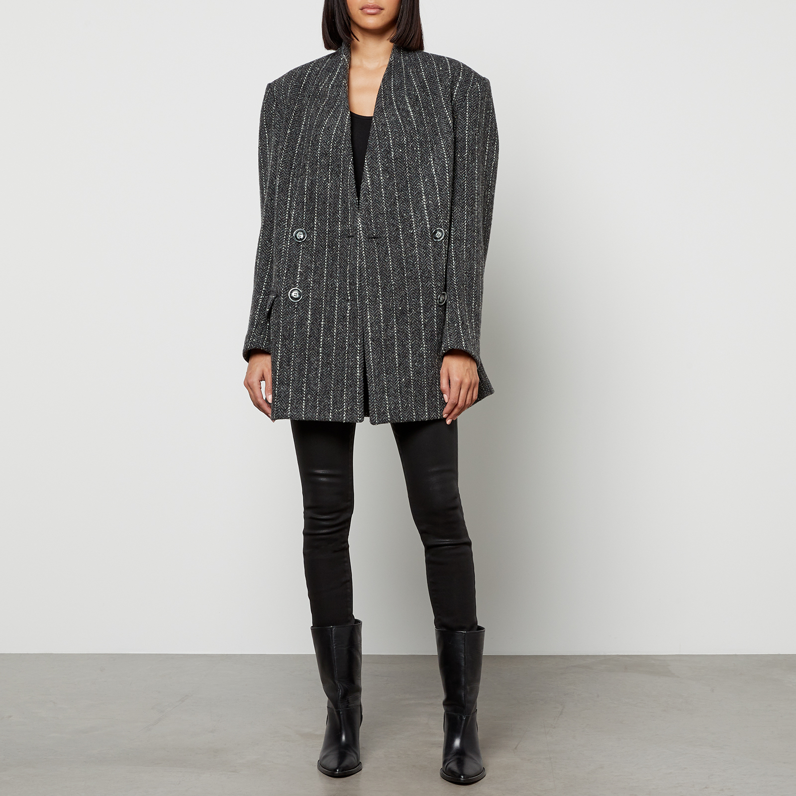Isabel Marant Lila Double-Breasted Wool Jacket - FR 34/UK 6 | Coggles 