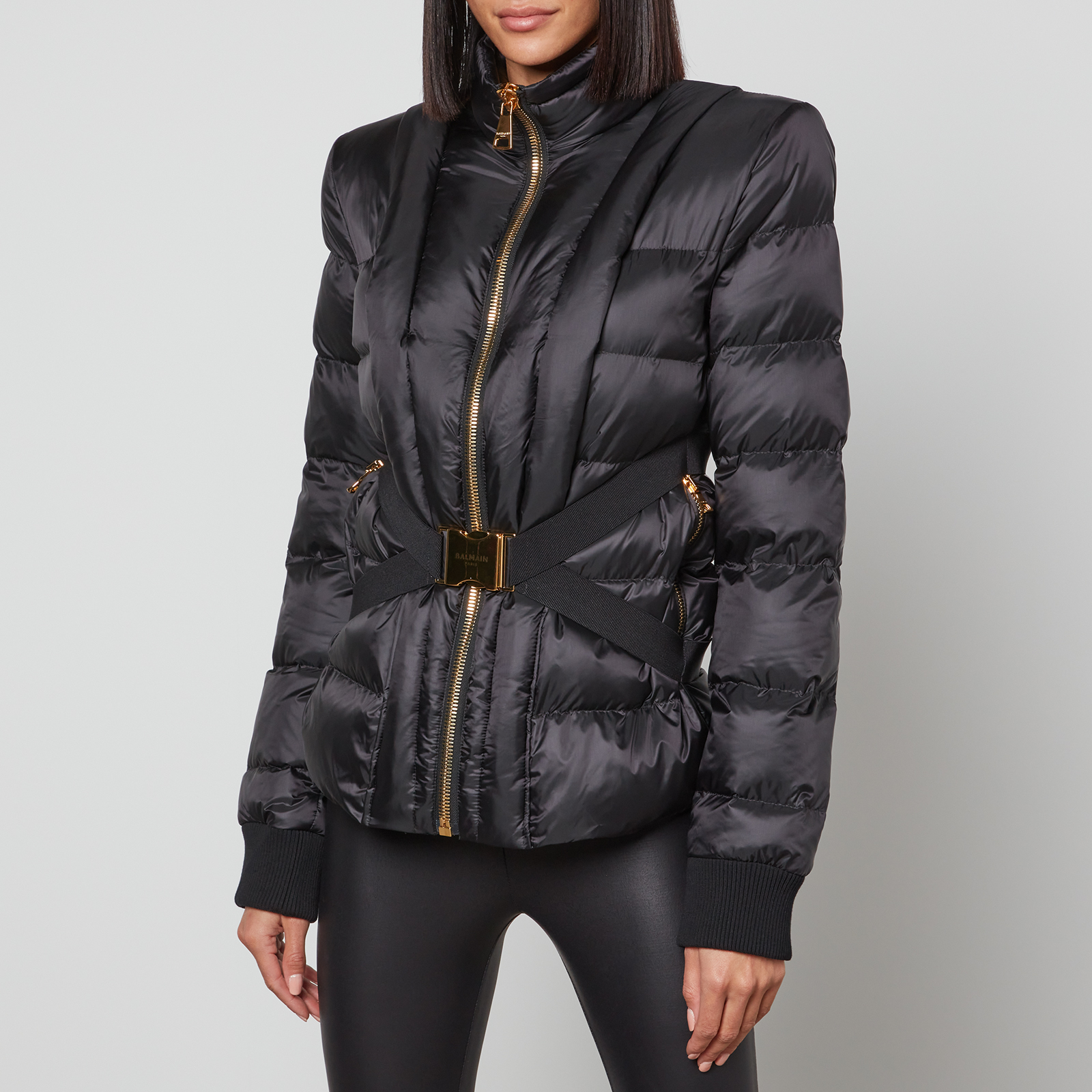 Balmain puffer discount coat