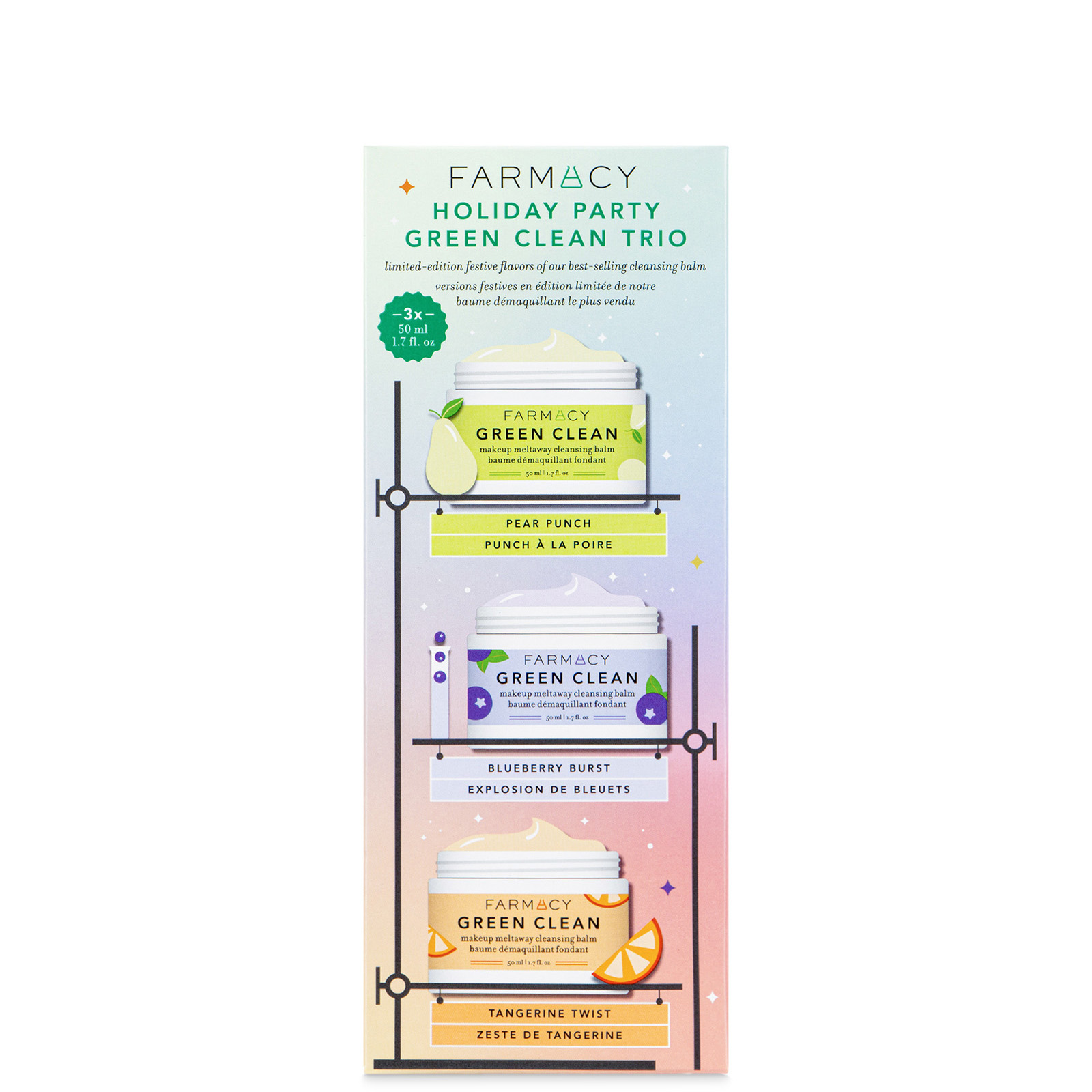 FARMACY Holiday Party Green Clean Trio | Cult Beauty