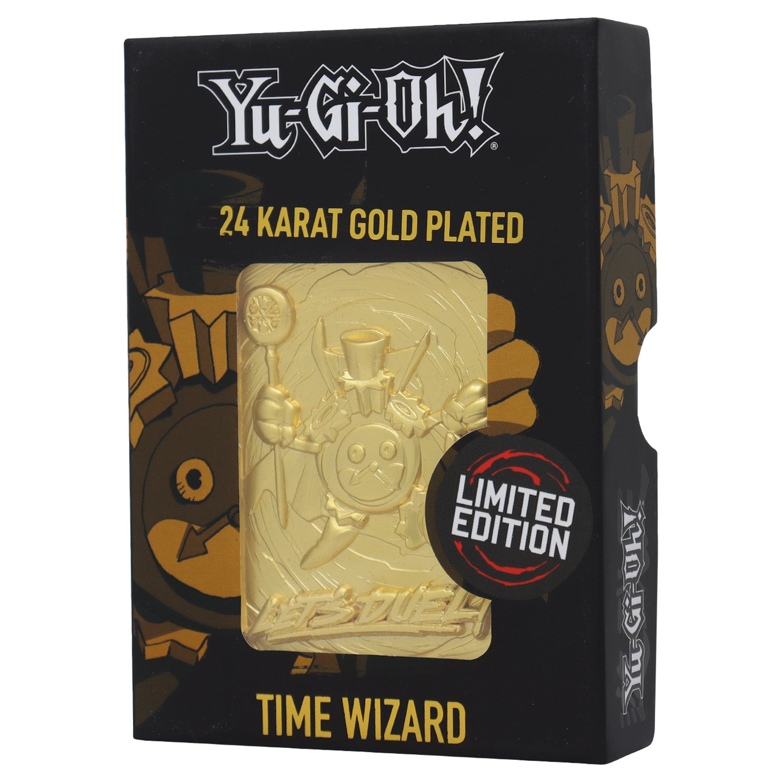 Yu Gi Oh! Limited Edition 24K Gold Plated Collectible Time Wizard