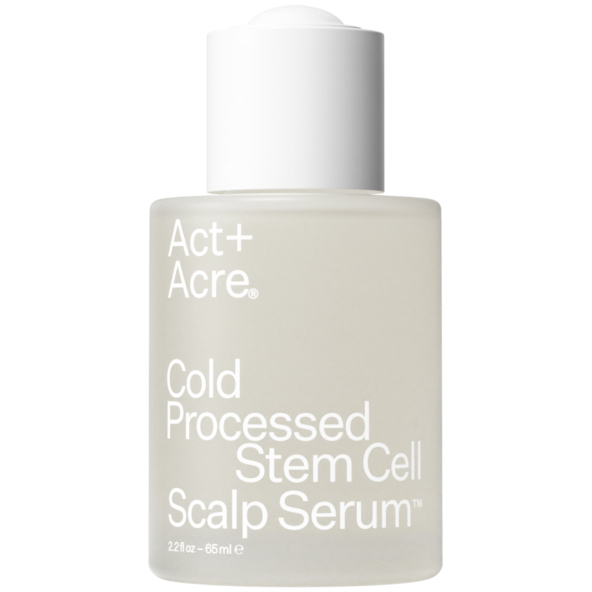 Act+Acre 2% Stem Cell H-2 Grow Complex ⢠Scalp Serum For Thicker-Looking Hair 2.2oz