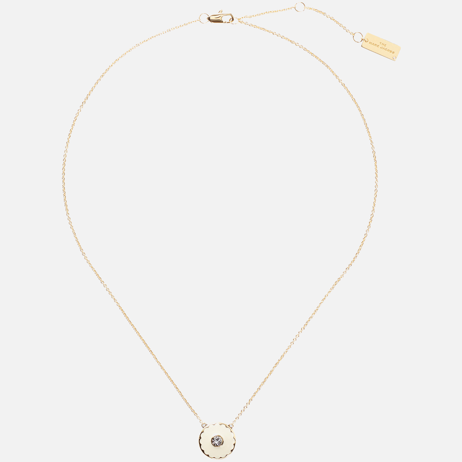 【Marc Jacobs】 The Medallion Pendant Black Gold ★人気 Marc Jacobs Medallion Pendant