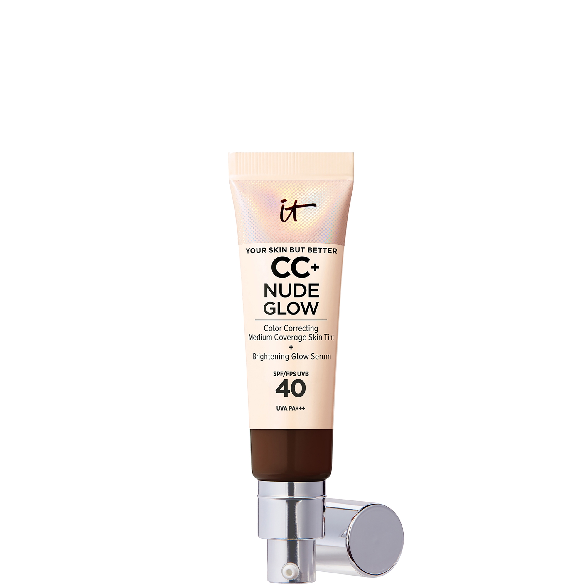 cult IT Cosmetics CC+ and Nude Glow Lightweight Foundation and Glow Serum with SPF40 32ml (Various Shades)