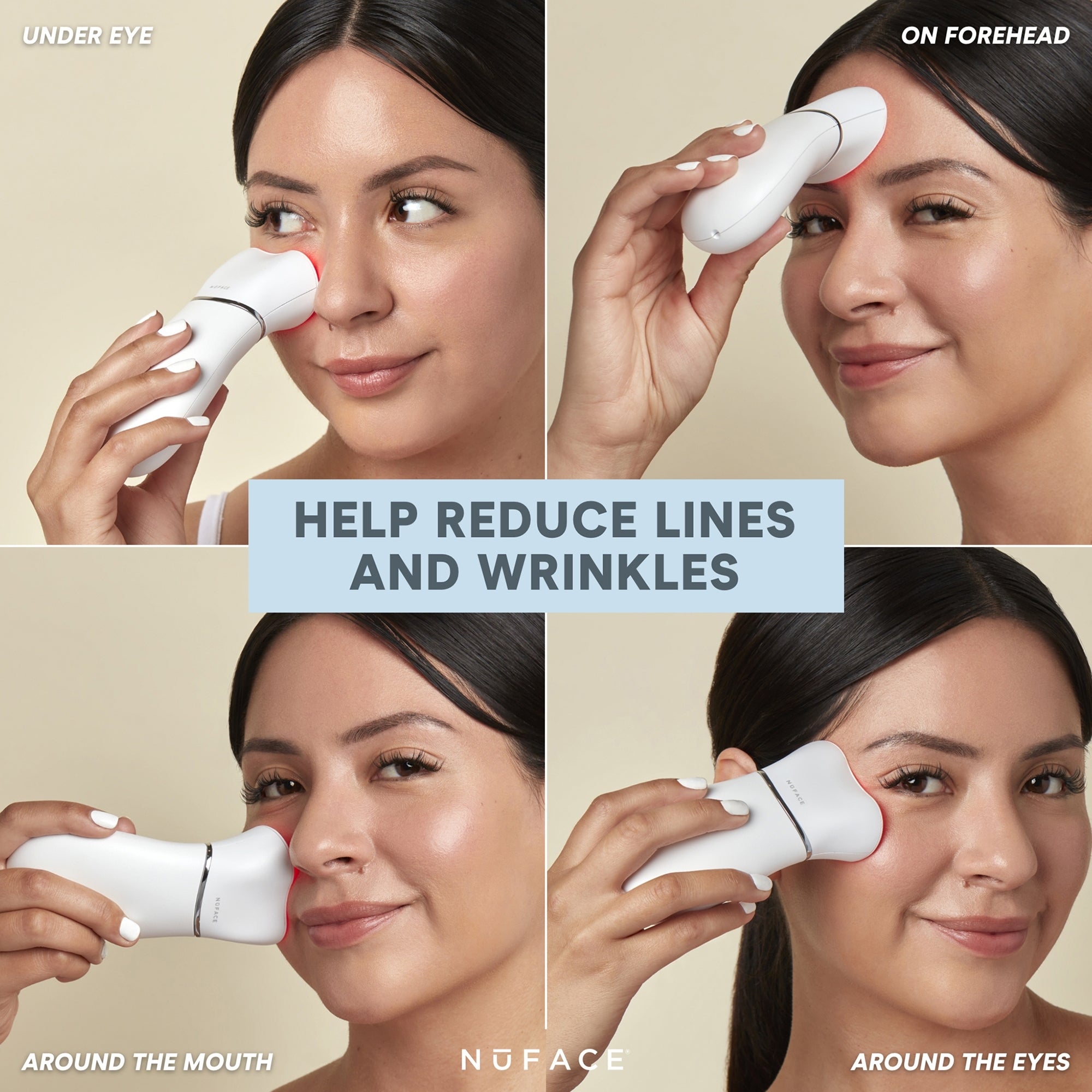 NuFACE Trinity+ Red Light Wrinkle Reducer Attachment | Dermstore