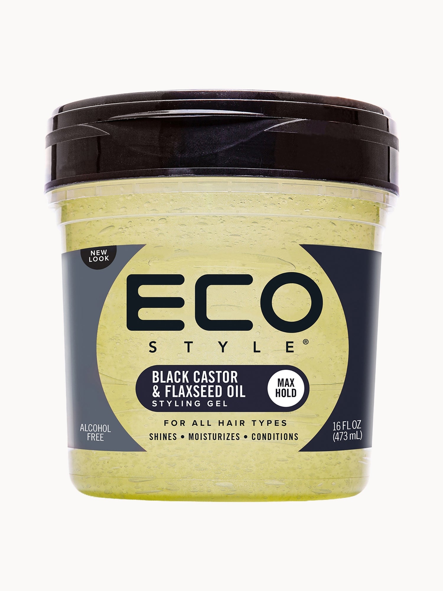 Eco Style Black Castor & Flaxseed Oil Styling Gel 473ml