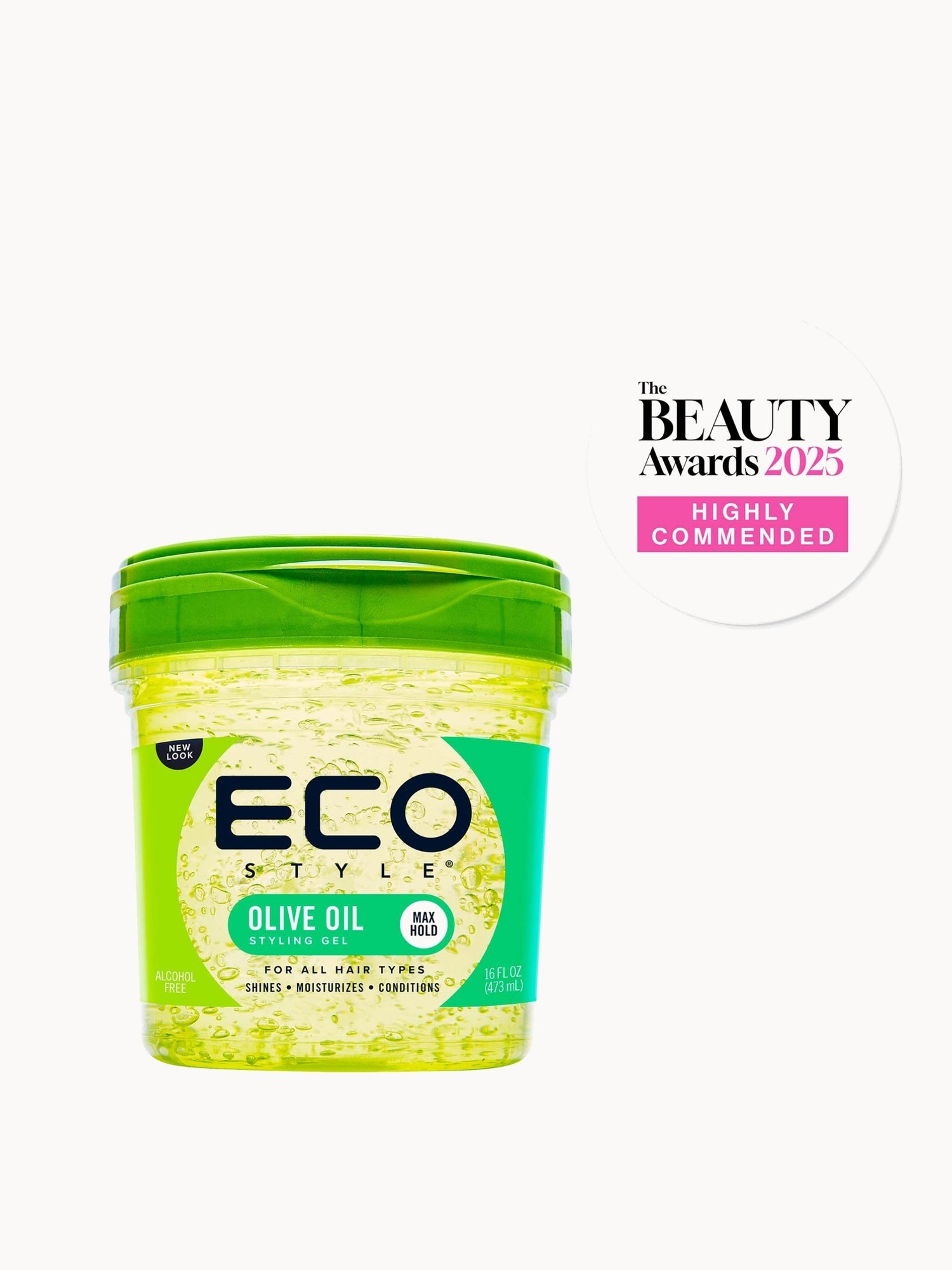 アコルデ ecost（エコスト）エナジージェル 50g 6個セット Eco Style Olive Oil Styling Gel 473ml | LOOKFANTASTIC