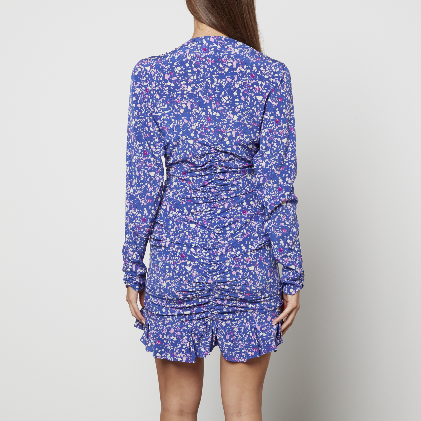 ISABEL MARANT フレイトティテルストレトレックシンス Isabel Marant Lara Floral-Print Stretch-Silk Mini Dress - FR