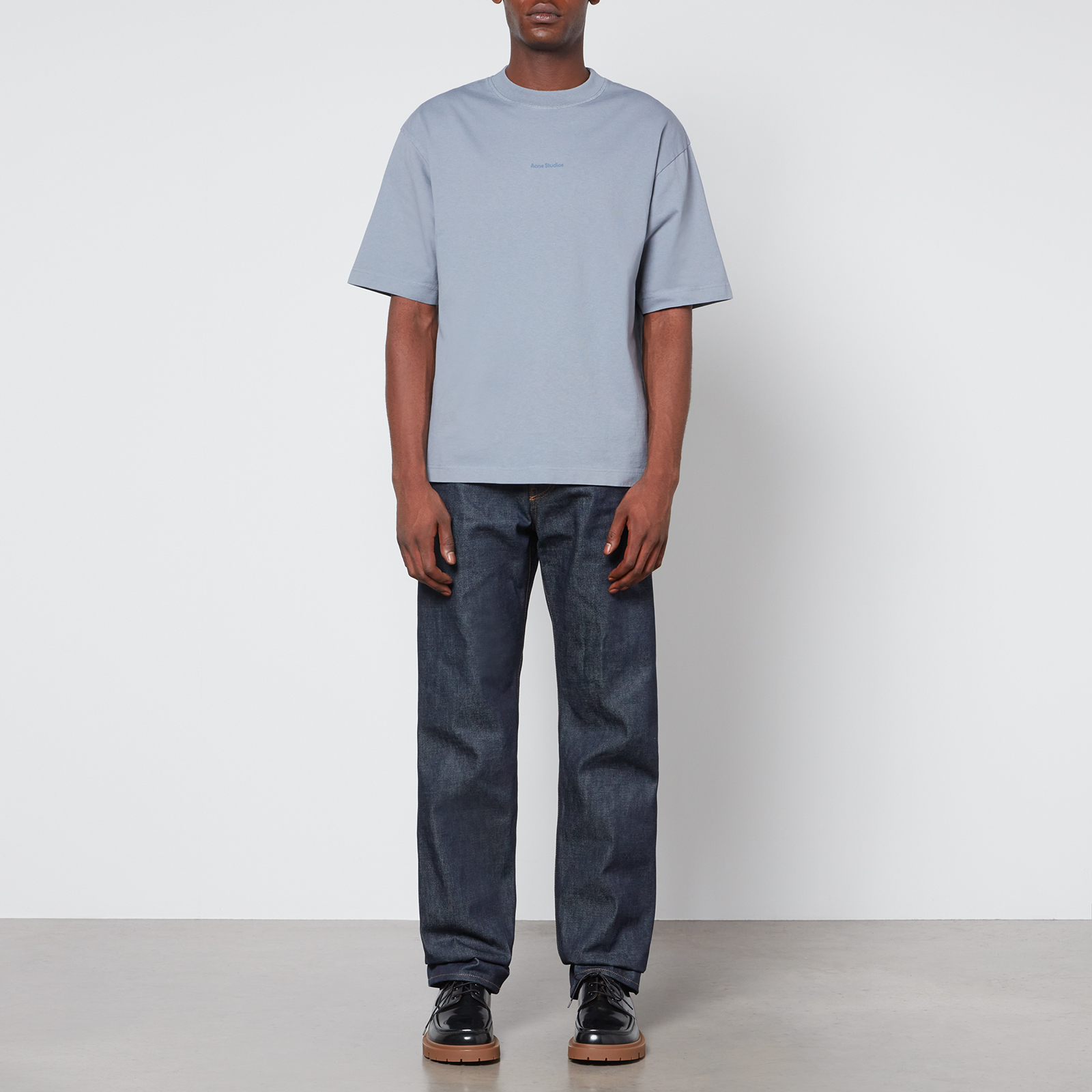 Acne Studios Logo-Detailed Cotton-Jersey T-Shirt - S | Coggles
