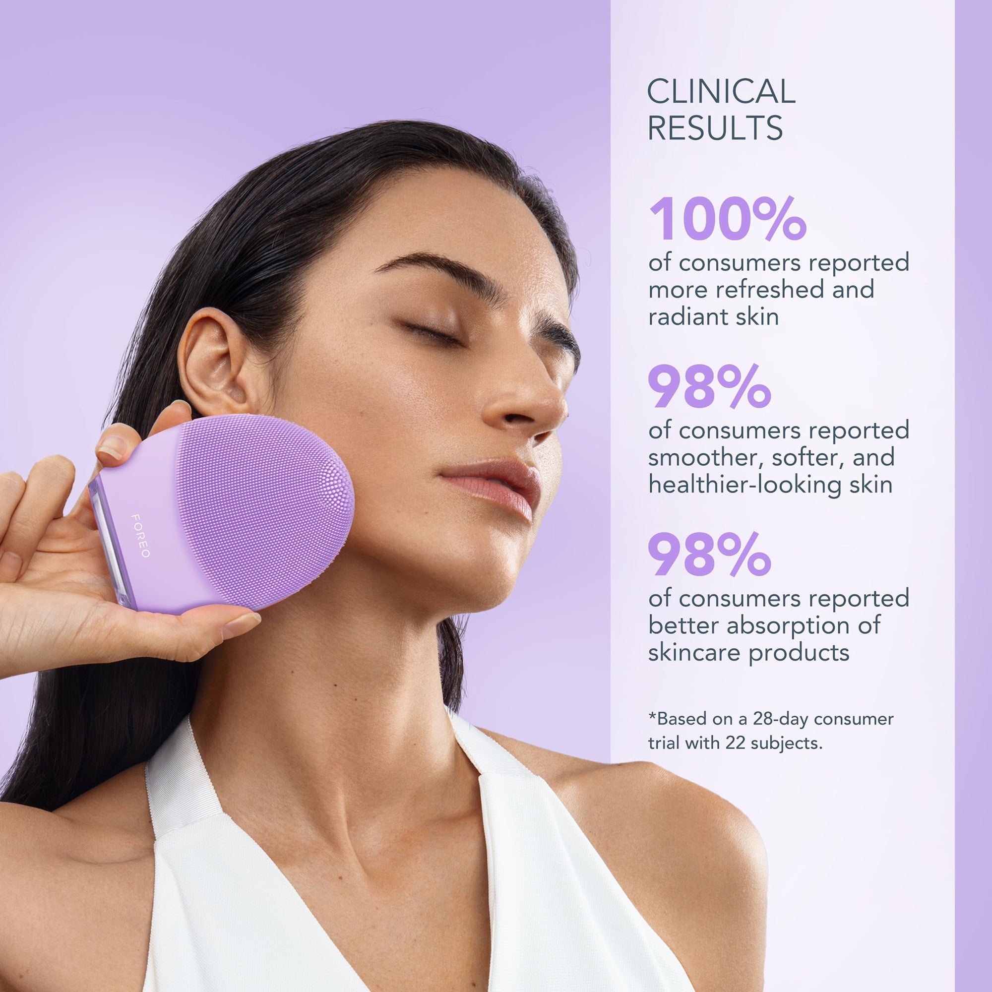 FOREO LUNA 4 Smart Facial Cleansing and Firming Massage Device