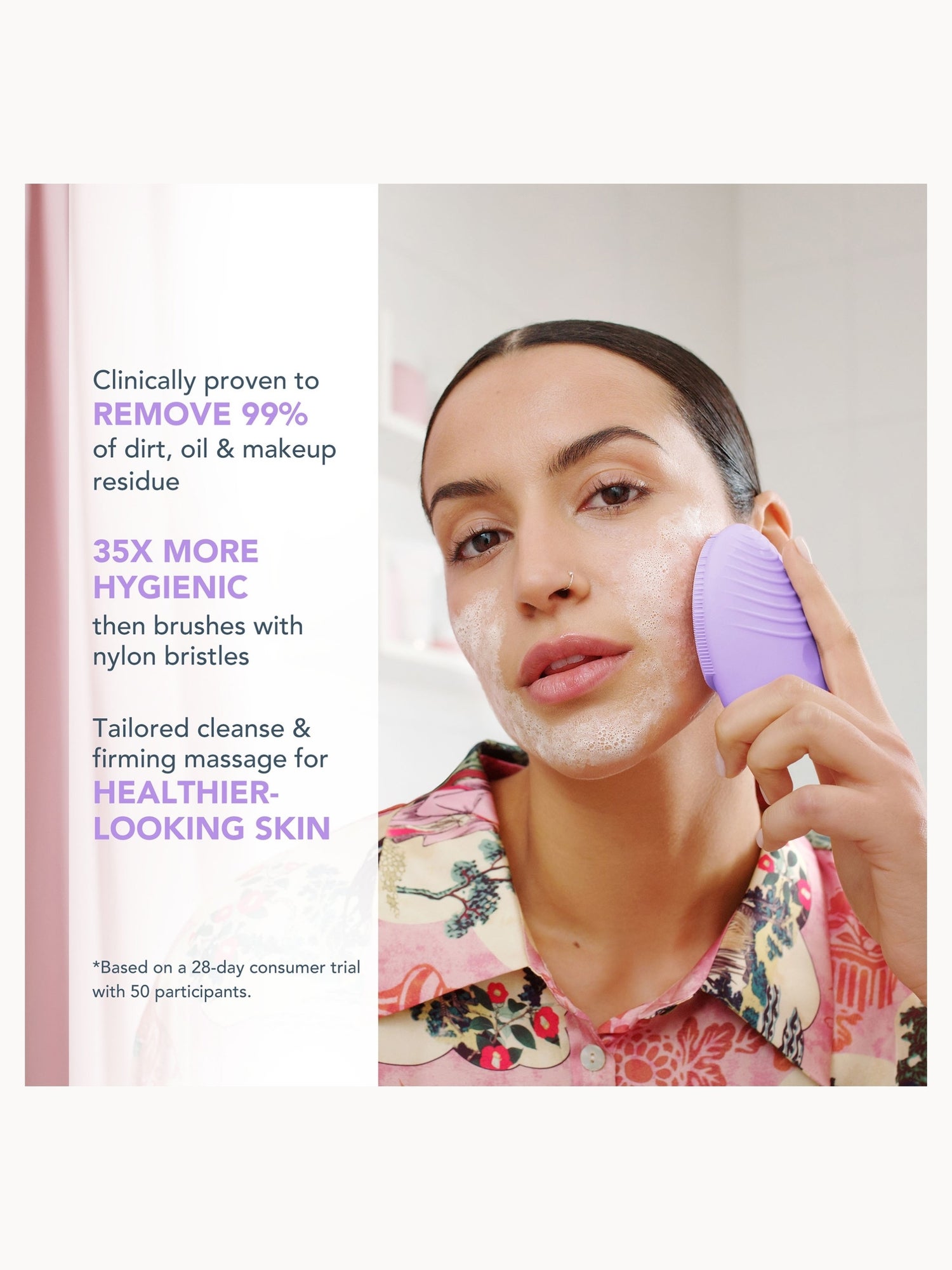 FOREO LUNA 4 Smart Facial Cleansing and Firming Massage Device