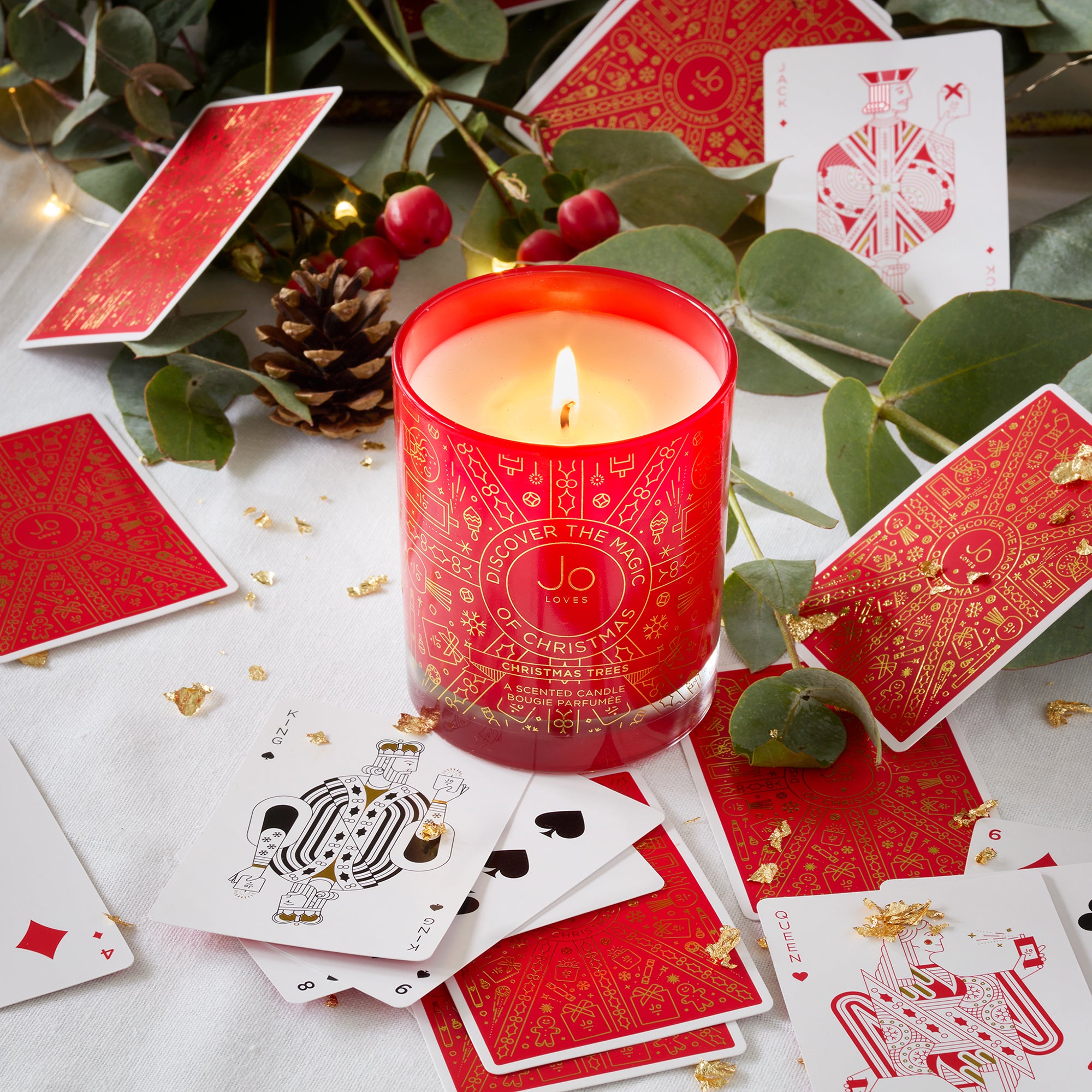 Jo Loves Christmas Trees Home Candle 185ml | Cult Beauty