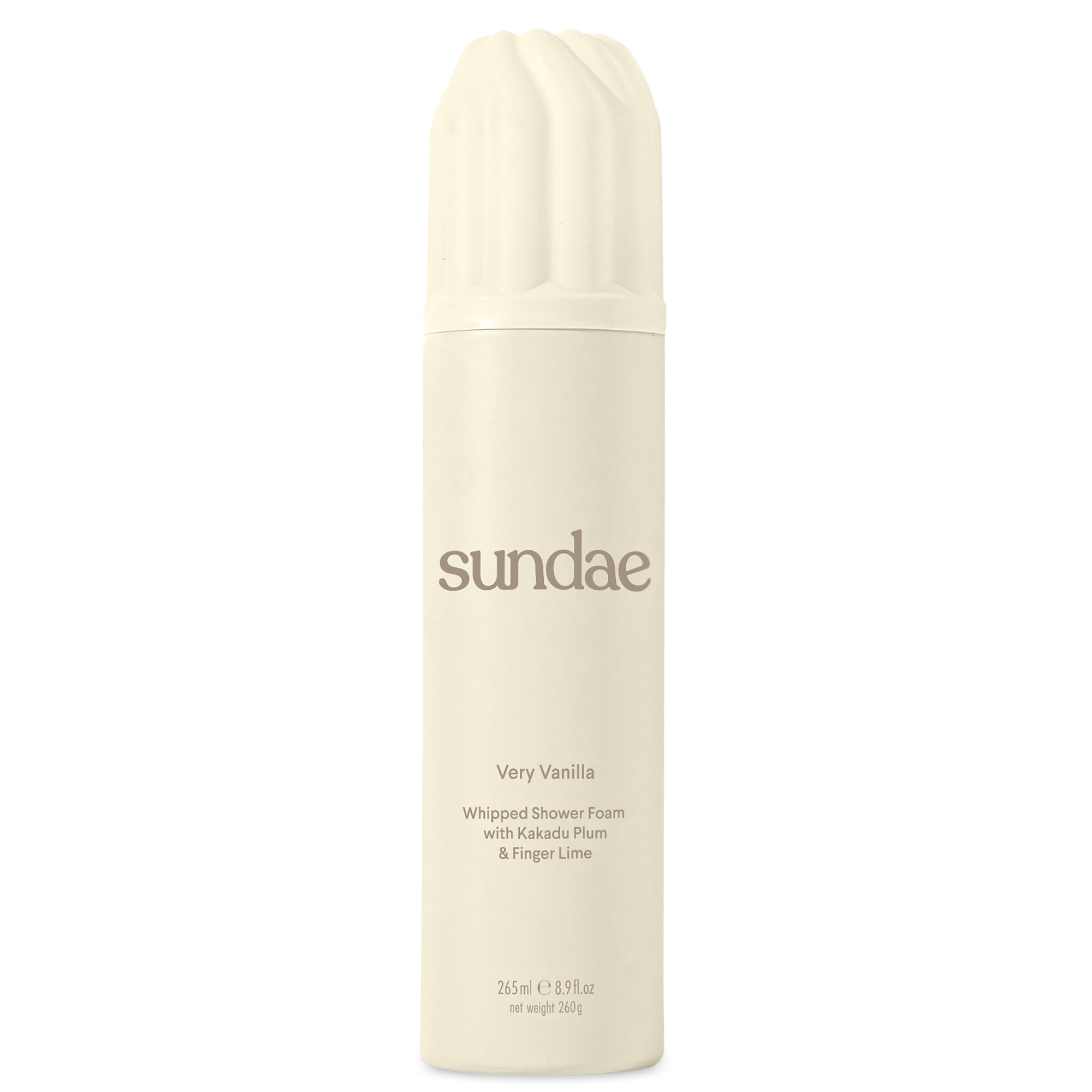 cult SUNDAE Very Vanilla Whipped Shower Foam 260ml