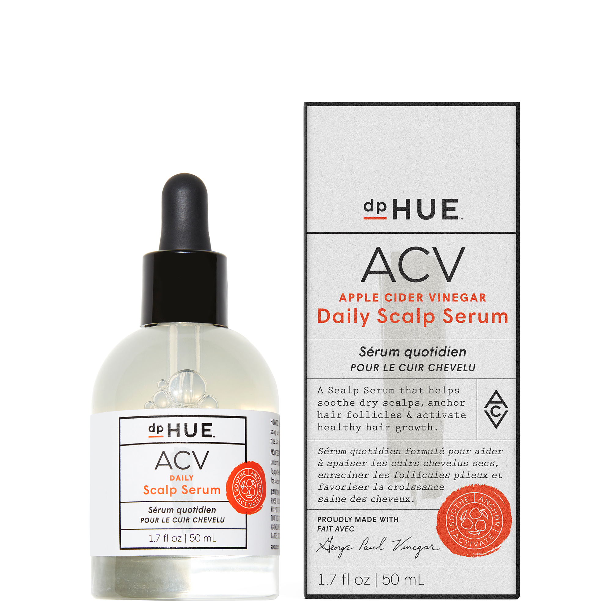 cult dpHUE Apple Cider Vinegar Daily Scalp Serum 1.7 fl. Oz