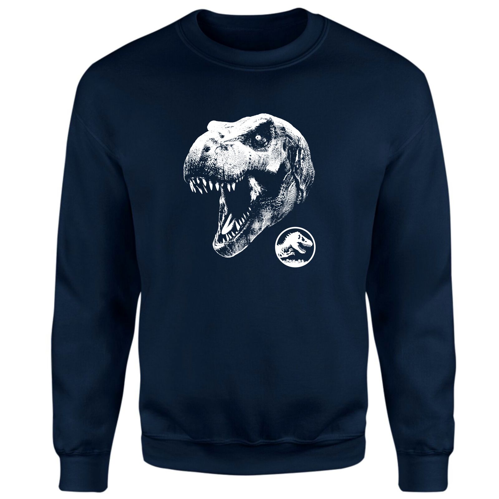 Sweter Raptor Jurassic Park T Rex Sweatshirt - Navy - S | Zavvi UK