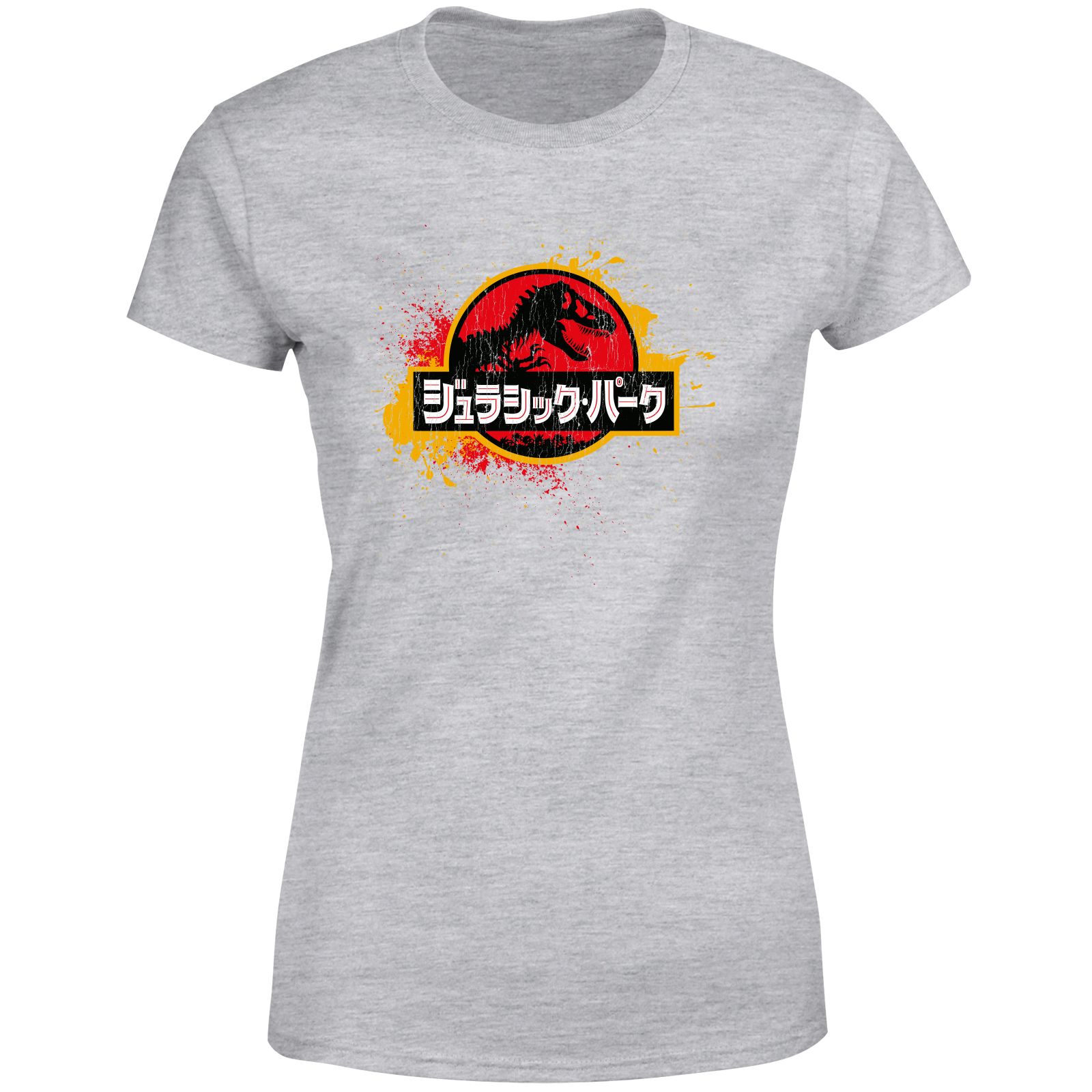 Jurassic Park Women's T-Shirt - Grey - XS