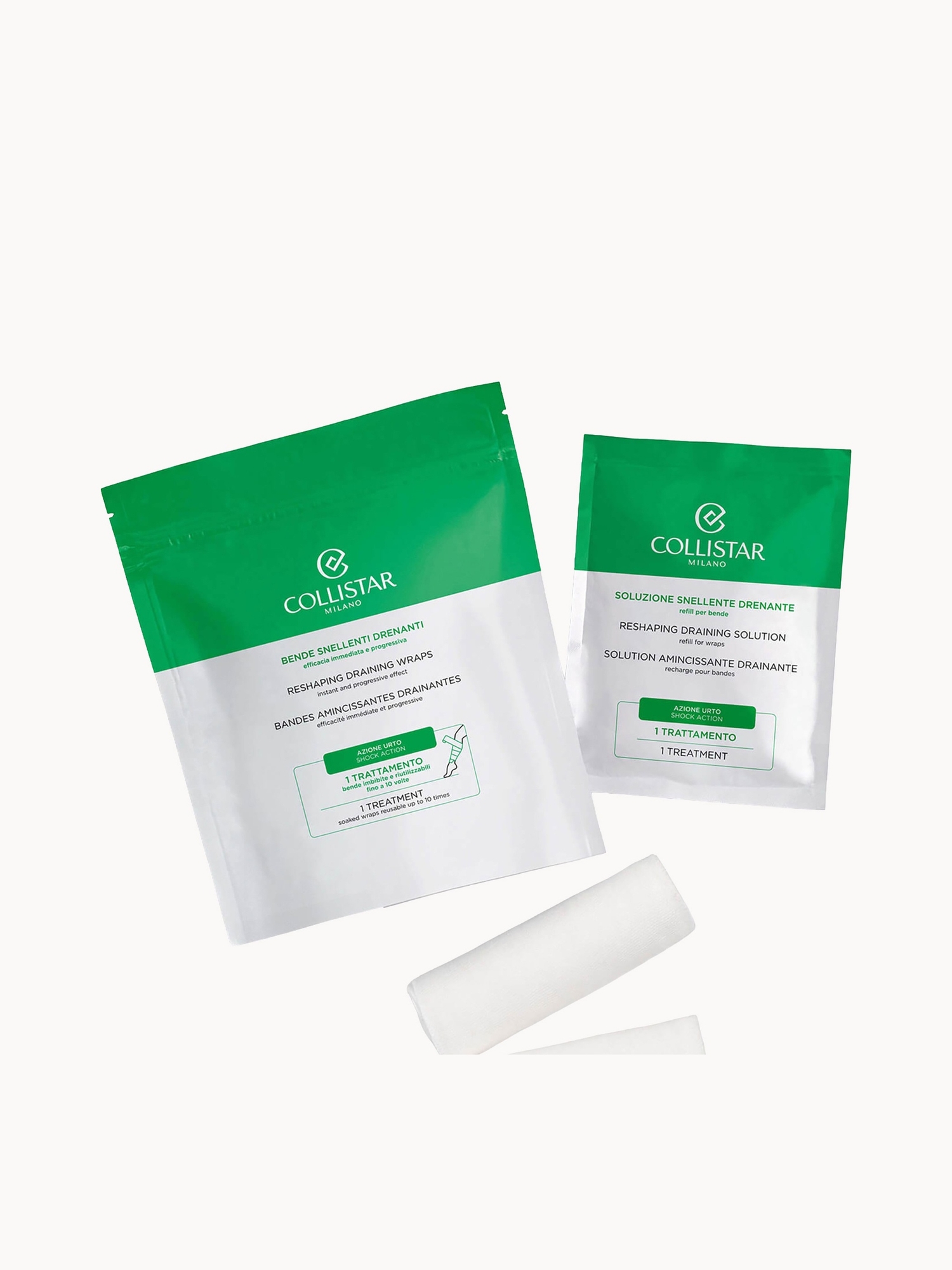Collistar: Collistar Reshaping Draining Wraps 2 x 100ml Instant And Progressive Effect 200ml