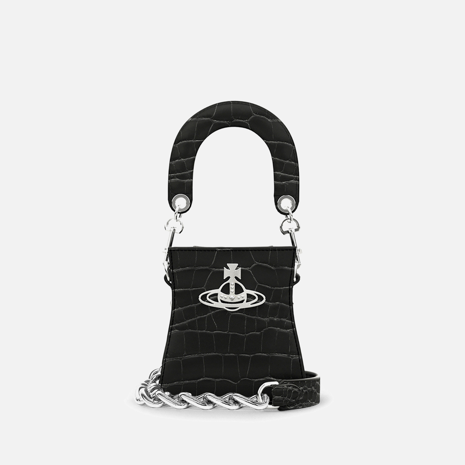 ☆Vivienne Westwood Black Shiny Patent Kelly Large Handbag☆ Vivienne Westwood Large Black Patent Kelly Handbag – Coe
