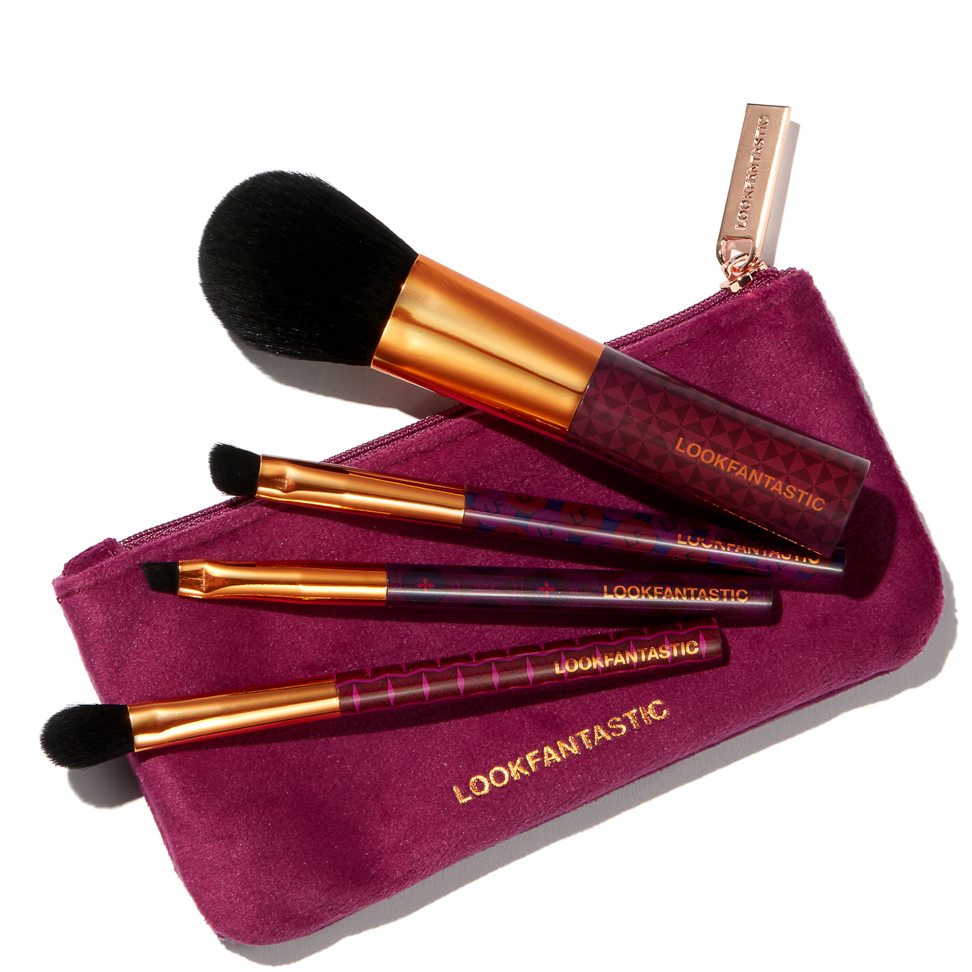 Complex Culture 4 Piece Makeup high quality Brush Set-Full Size- Brand New in Box!