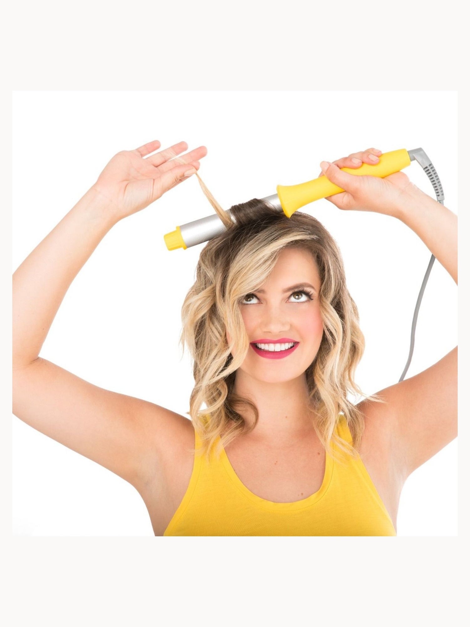 Drybar Yellow Styling Wand with Slim Barrel Amazon.com: Drybar The Wrap Party Curling & Styling Wand  main image 2