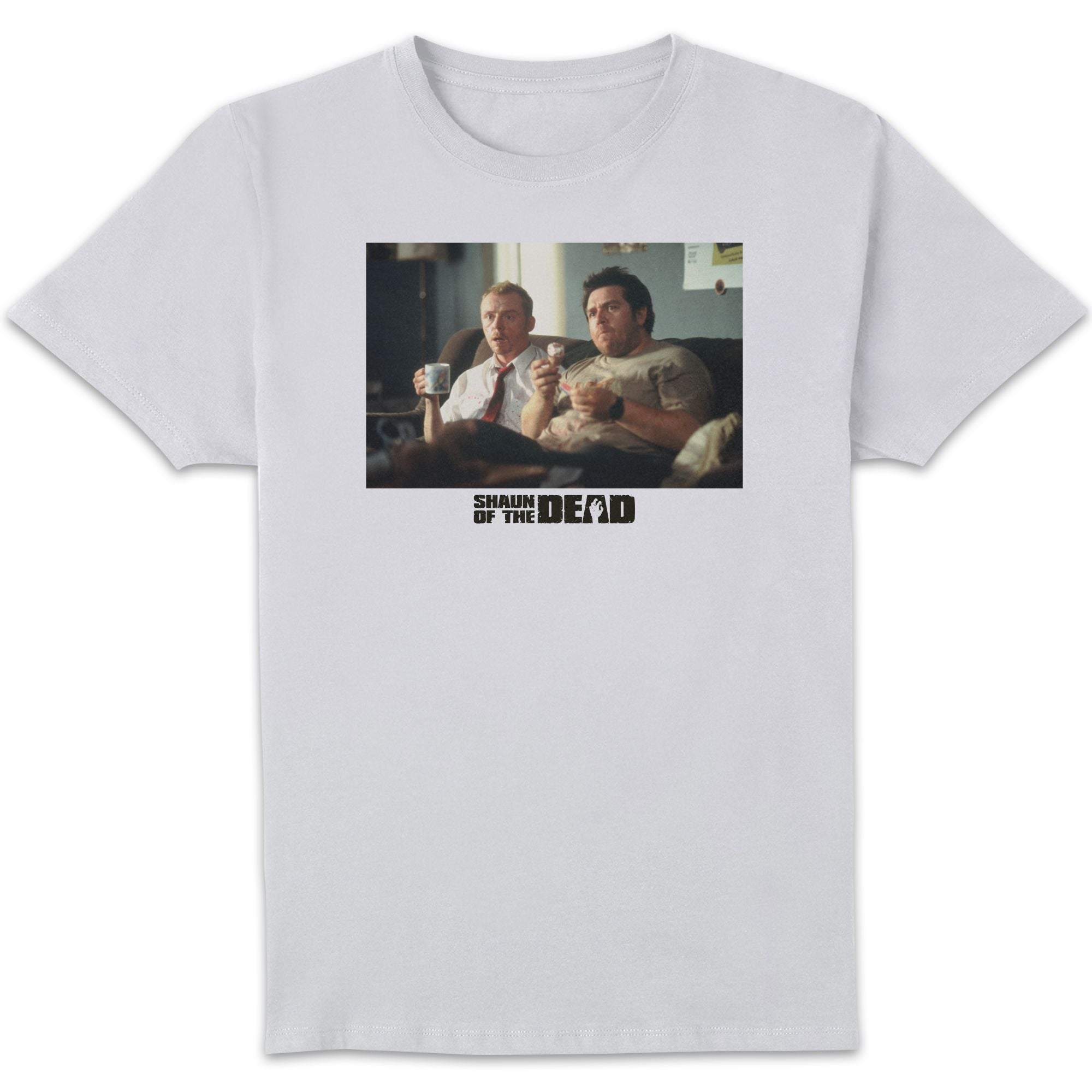Shaun of the Dead Crisis Worsens Unisex T-Shirt - White - S | Zavvi UK