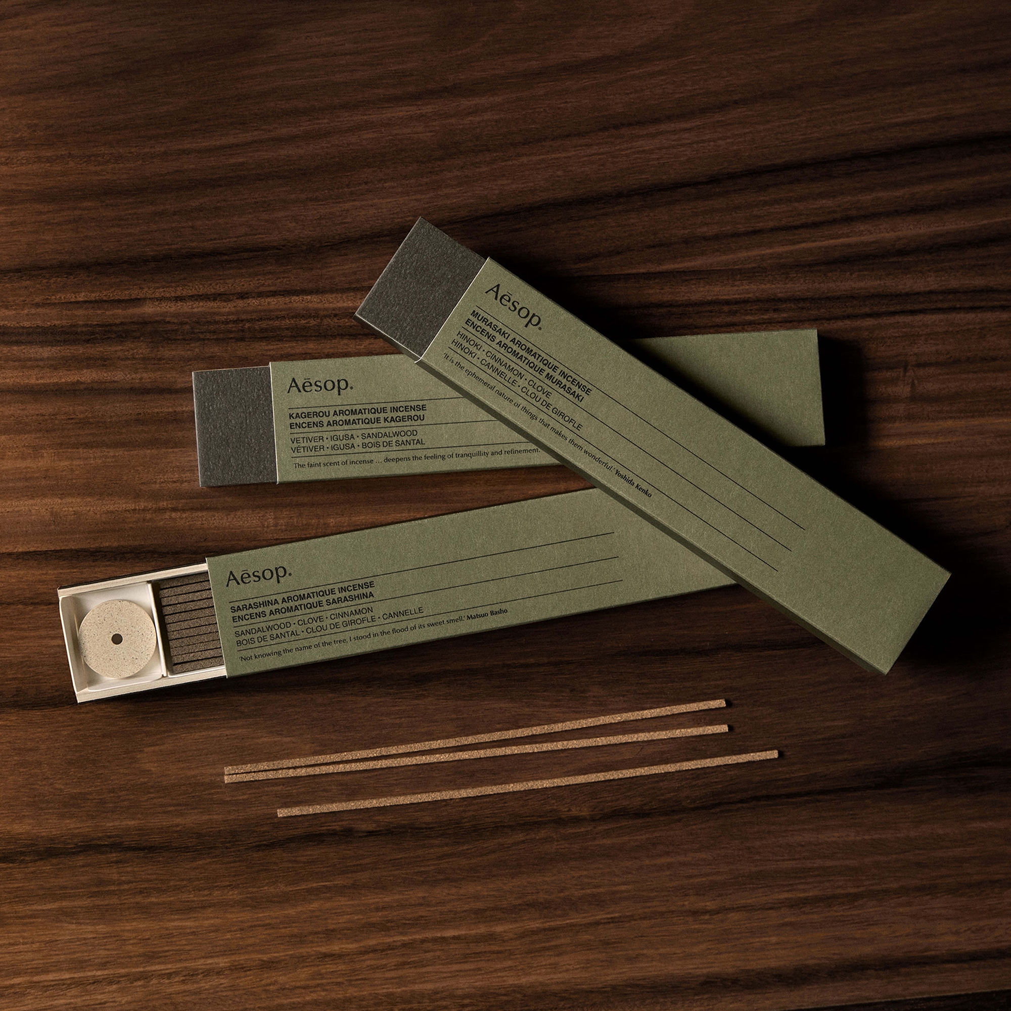 Aesop Murasaki Aromatique Incense 165ml | Dermstore