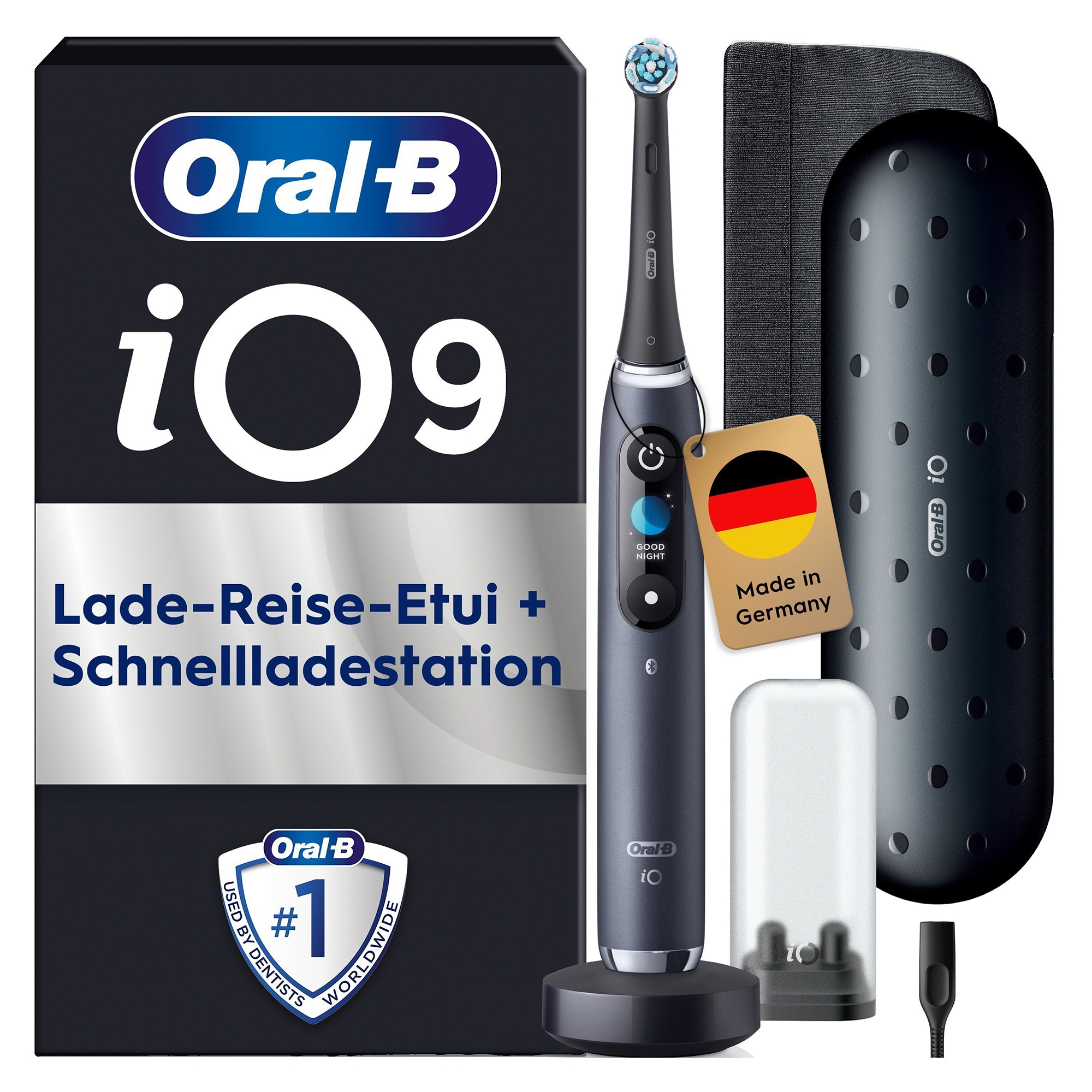 Oral-B iO Series 7 Plus Edition Elektrische Zahnbürste, Reiseetui