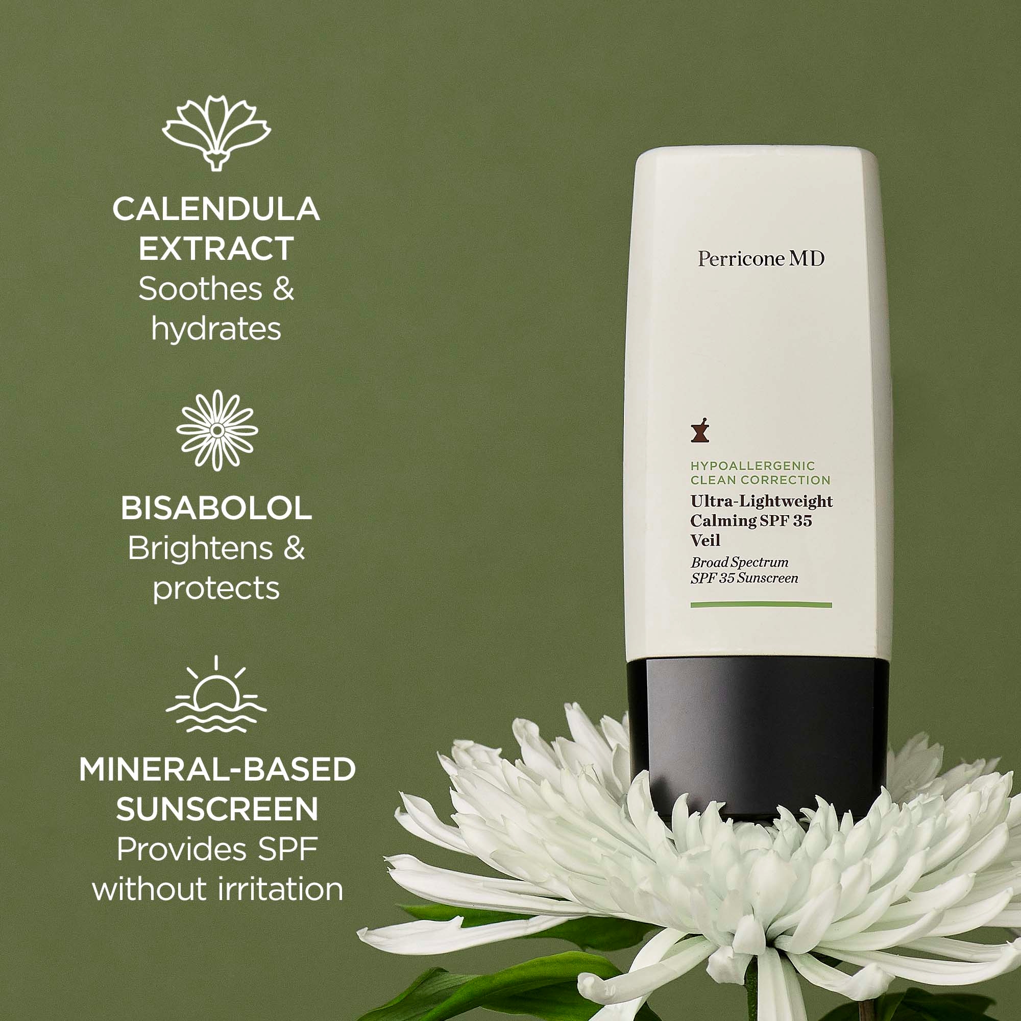 リフレッシュ UV プロテクト SPF 48/PA+++ 30ml Hypoallergenic Clean Correction Ultra-Lightweight Calming Veil