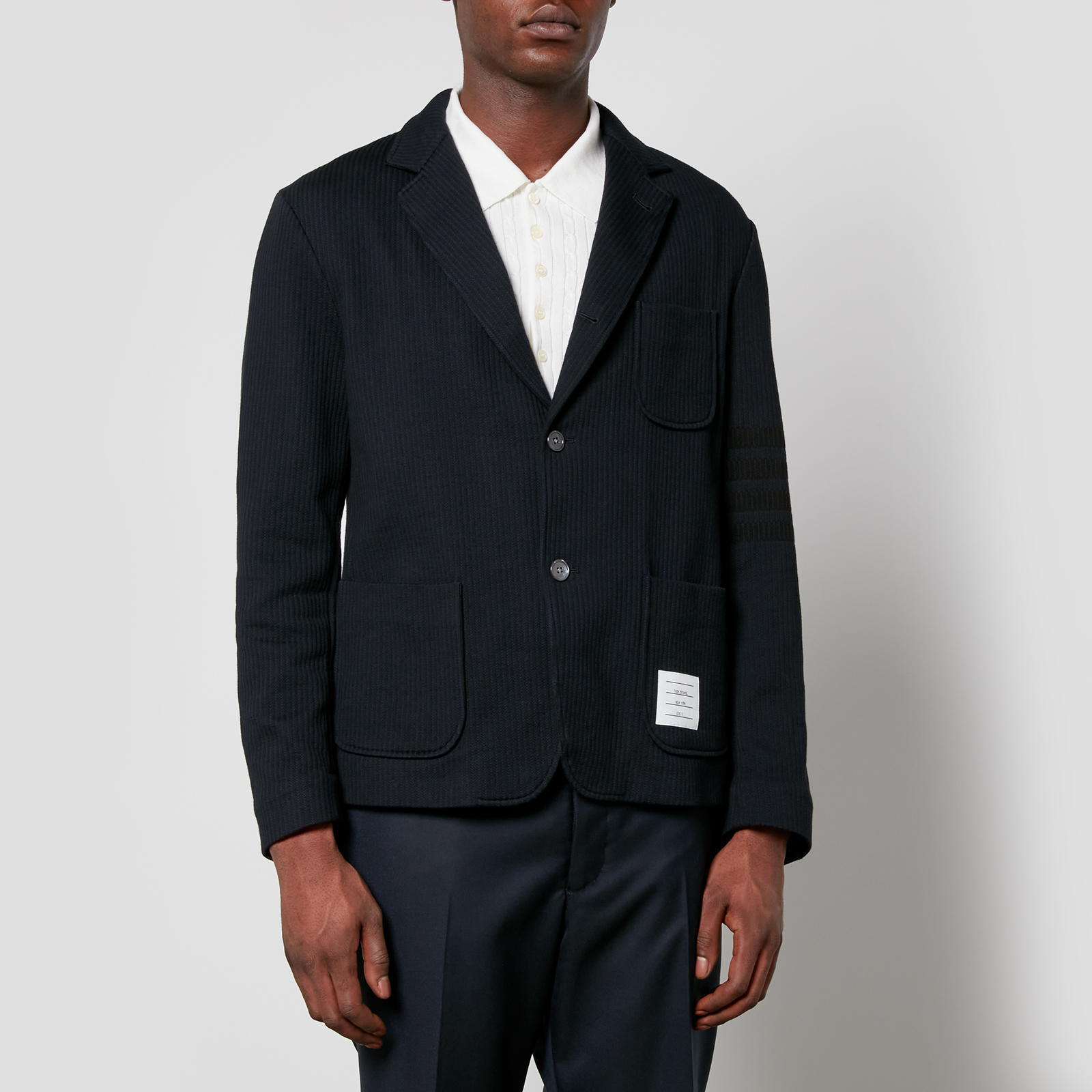 Thom Browne Cotton-Jacquard Blazer - 2/M | Coggles