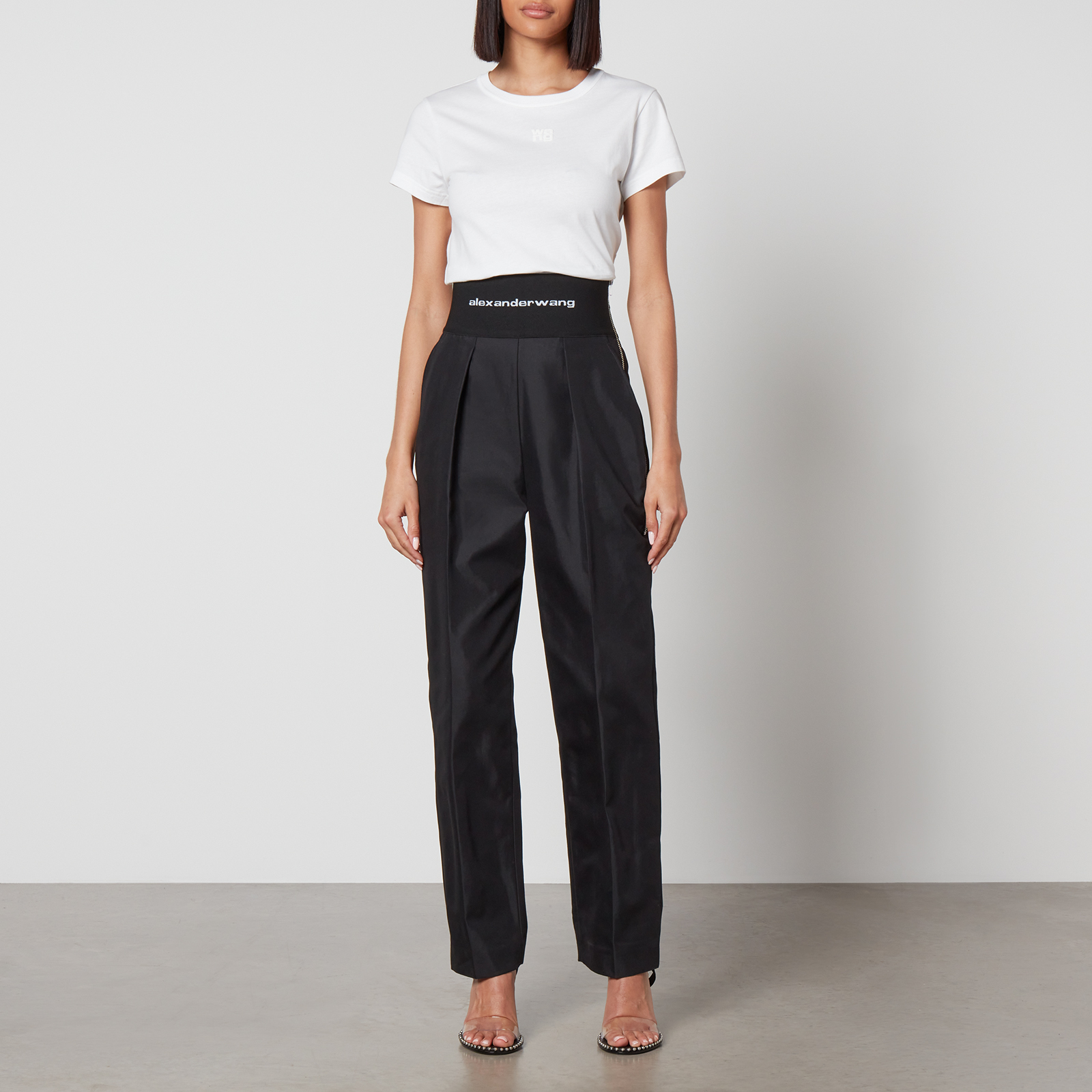 Alexander Wang Essential Logo-Detailed Cotton T-Shirt - XXS