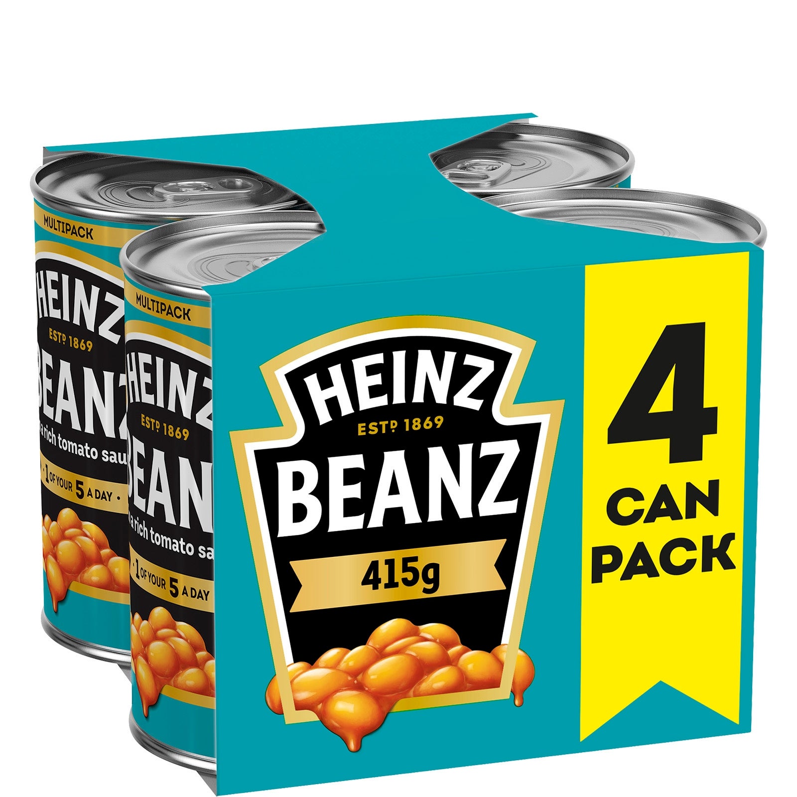 Heinz Baked Beans In Tomato Sauce 4 X 200g - Groceries - View #5