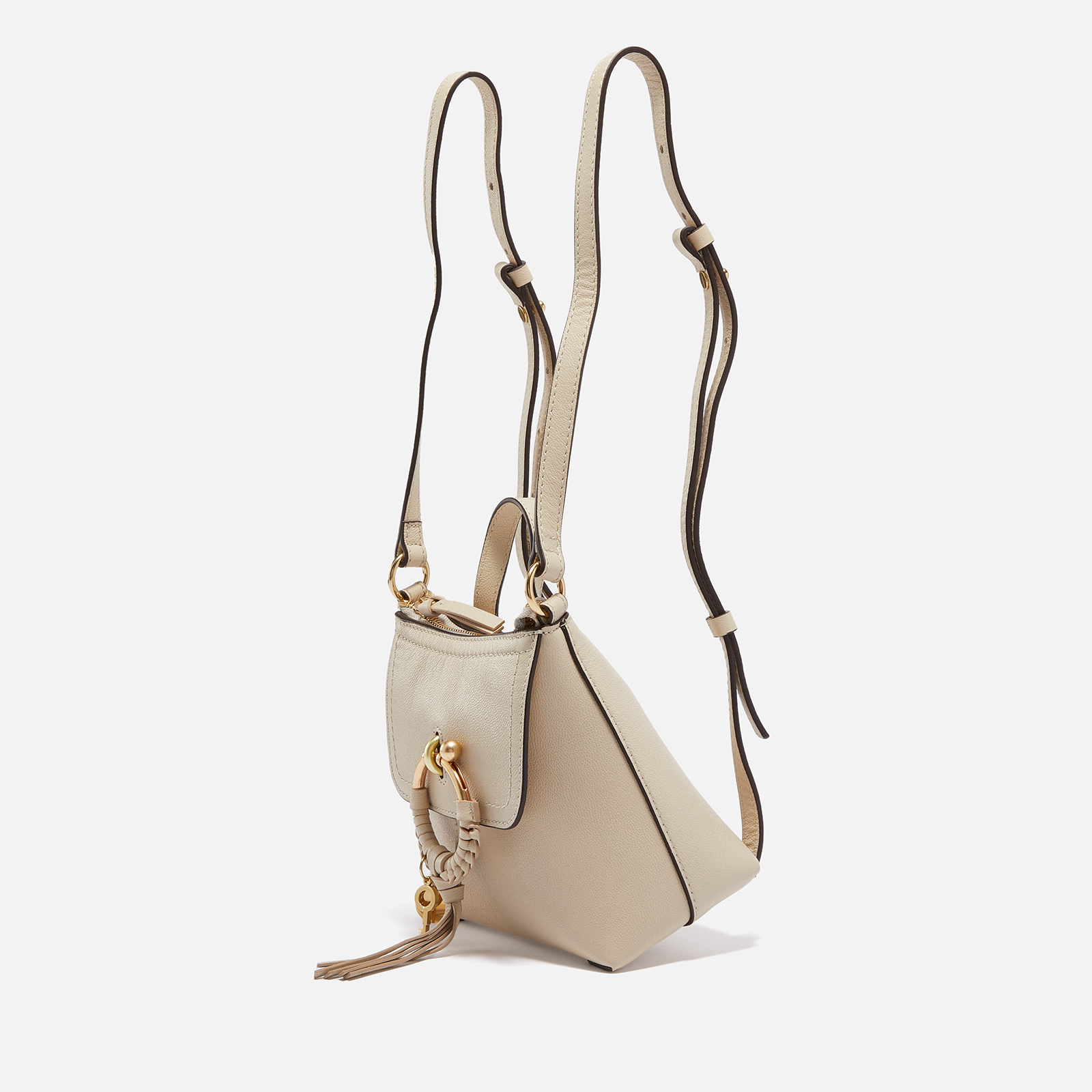 NEW See by Chloé Vicki Leather Bucket Bag BLACK | eBay