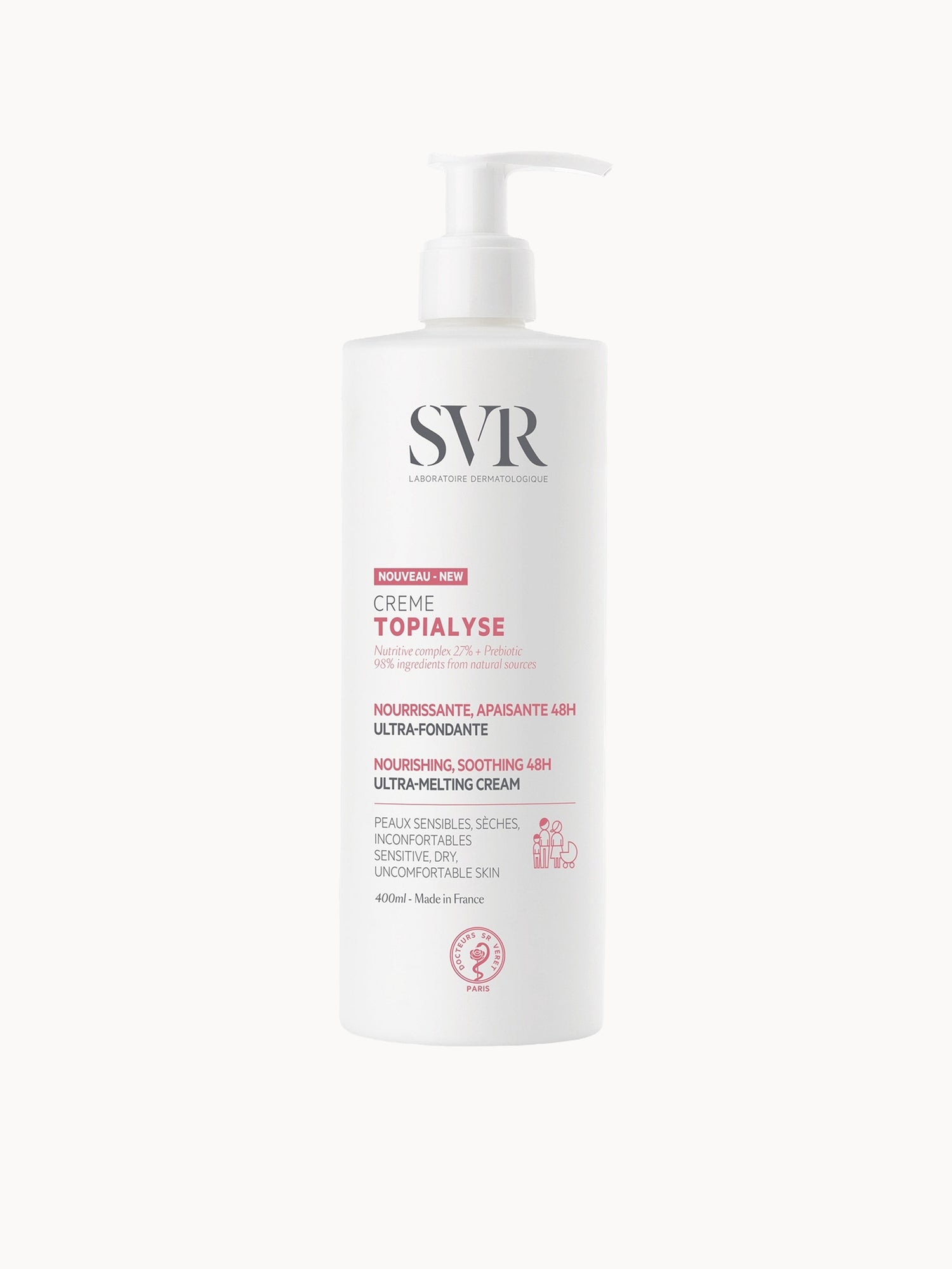 SVR Topialyse Crème Nourrissante 400ml