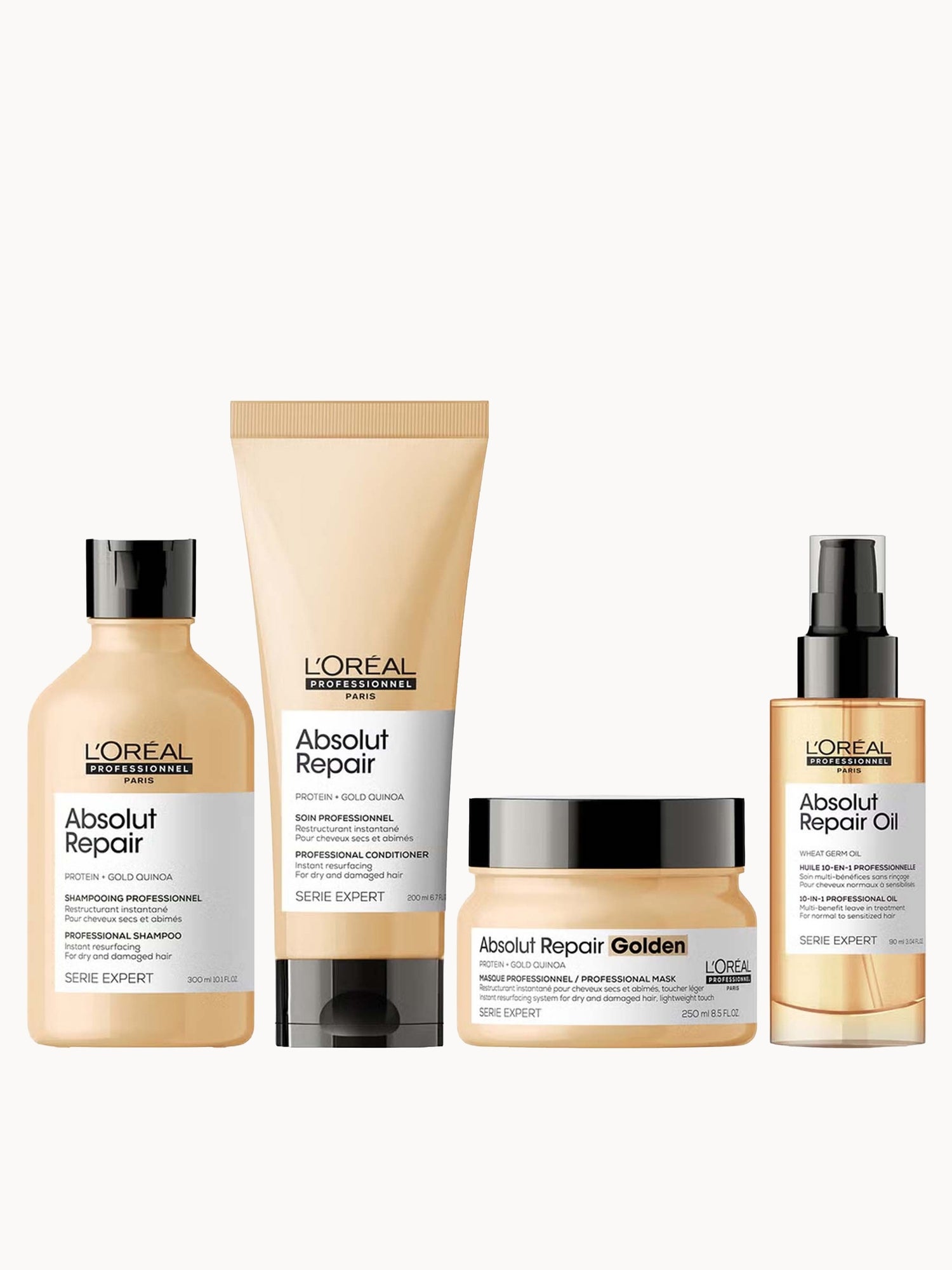 L'Oreal Professionnel Absolut Repair Shampoo, Conditioner, Hair Mask & Hair Oil for Dry Hair