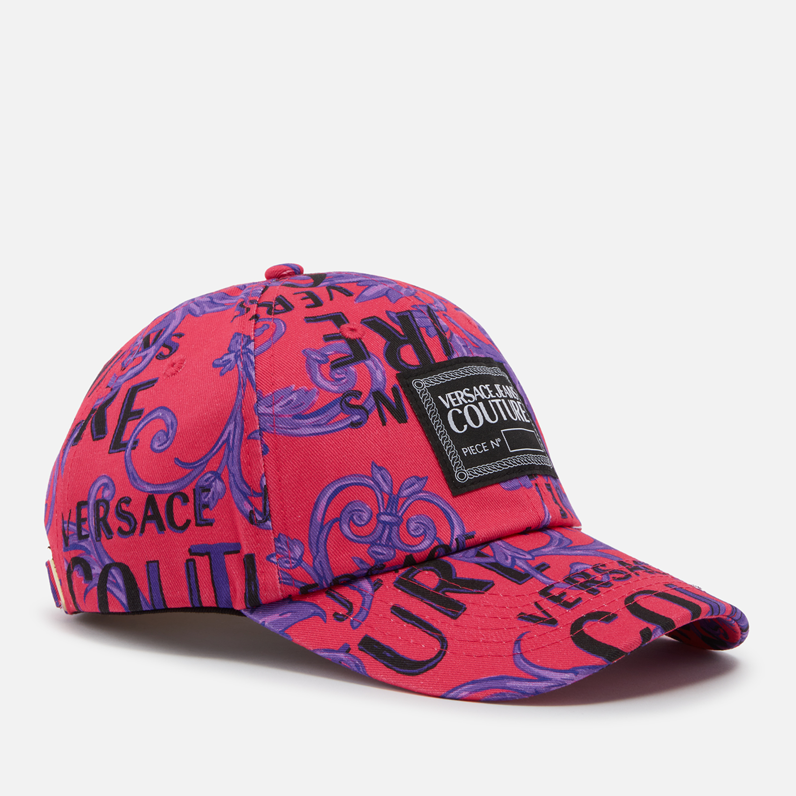 ハット VERSACE JEANS COUTURE Woman Hat Pink 77HAZK50ZG291 469 Versace Jeans Couture - Pink cap with logo 77HAZK50ZG291