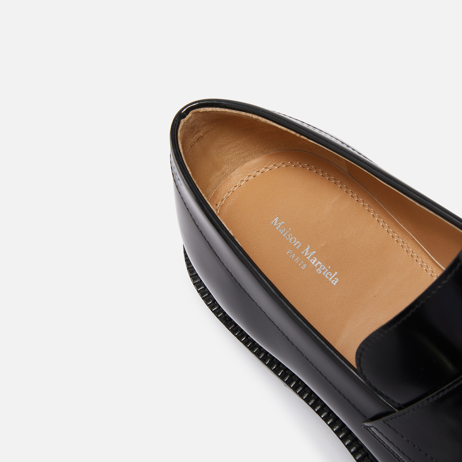 Maison Margiela Men's Tabi County Leather Loafers - UK 7