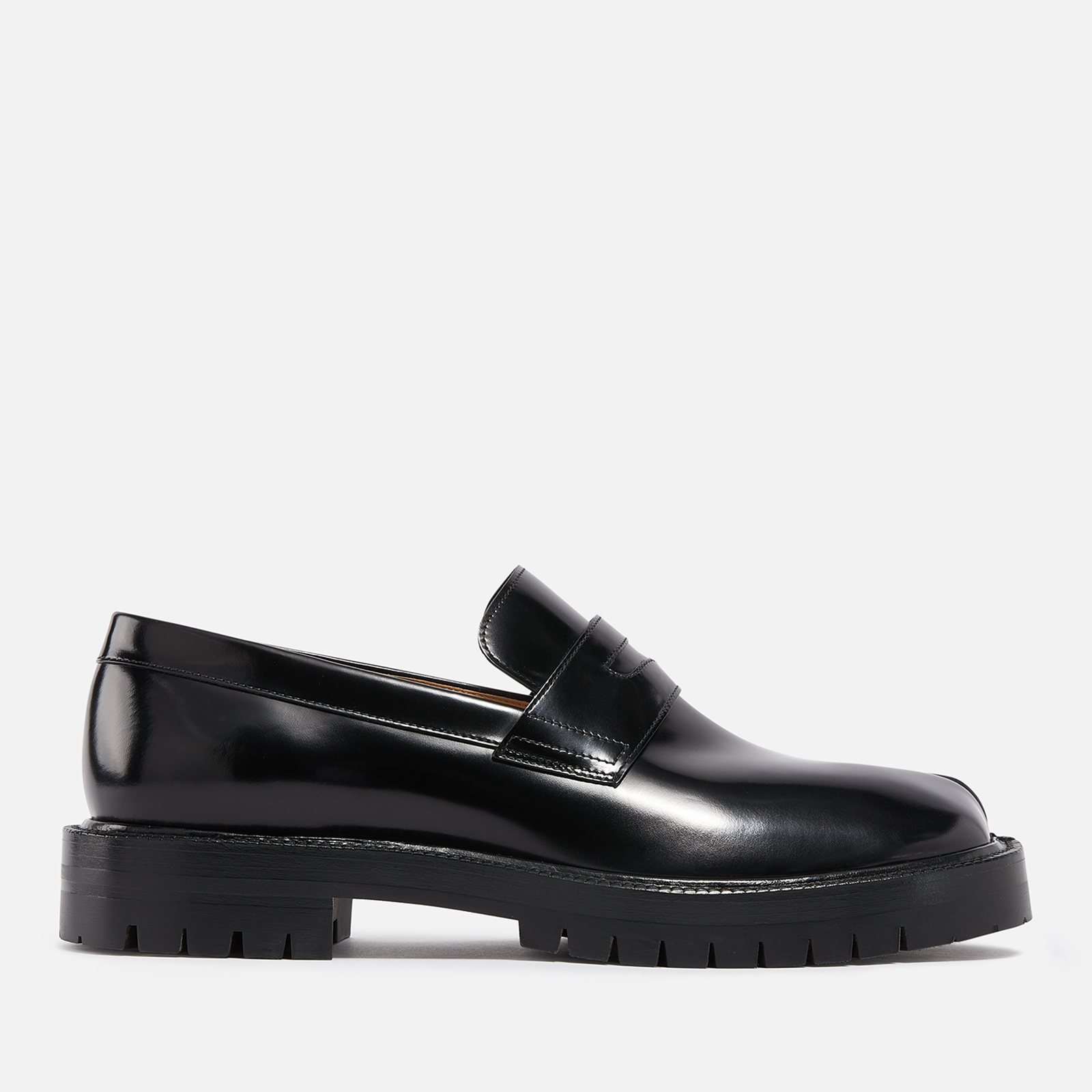 Maison Margiela Men's Tabi County Leather Loafers | Coggles