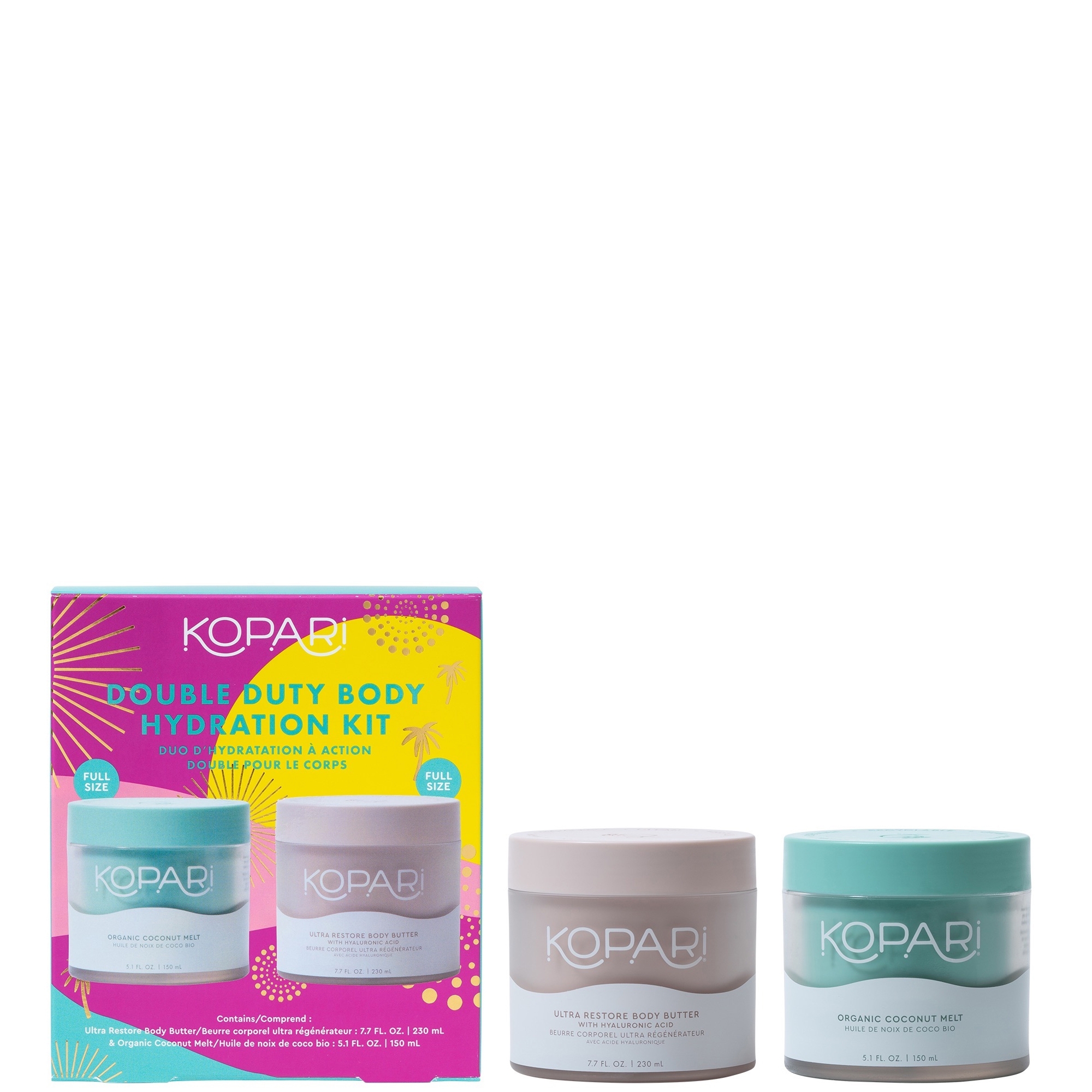 cult Kopari Beauty Double Duty Body Hydration Kit