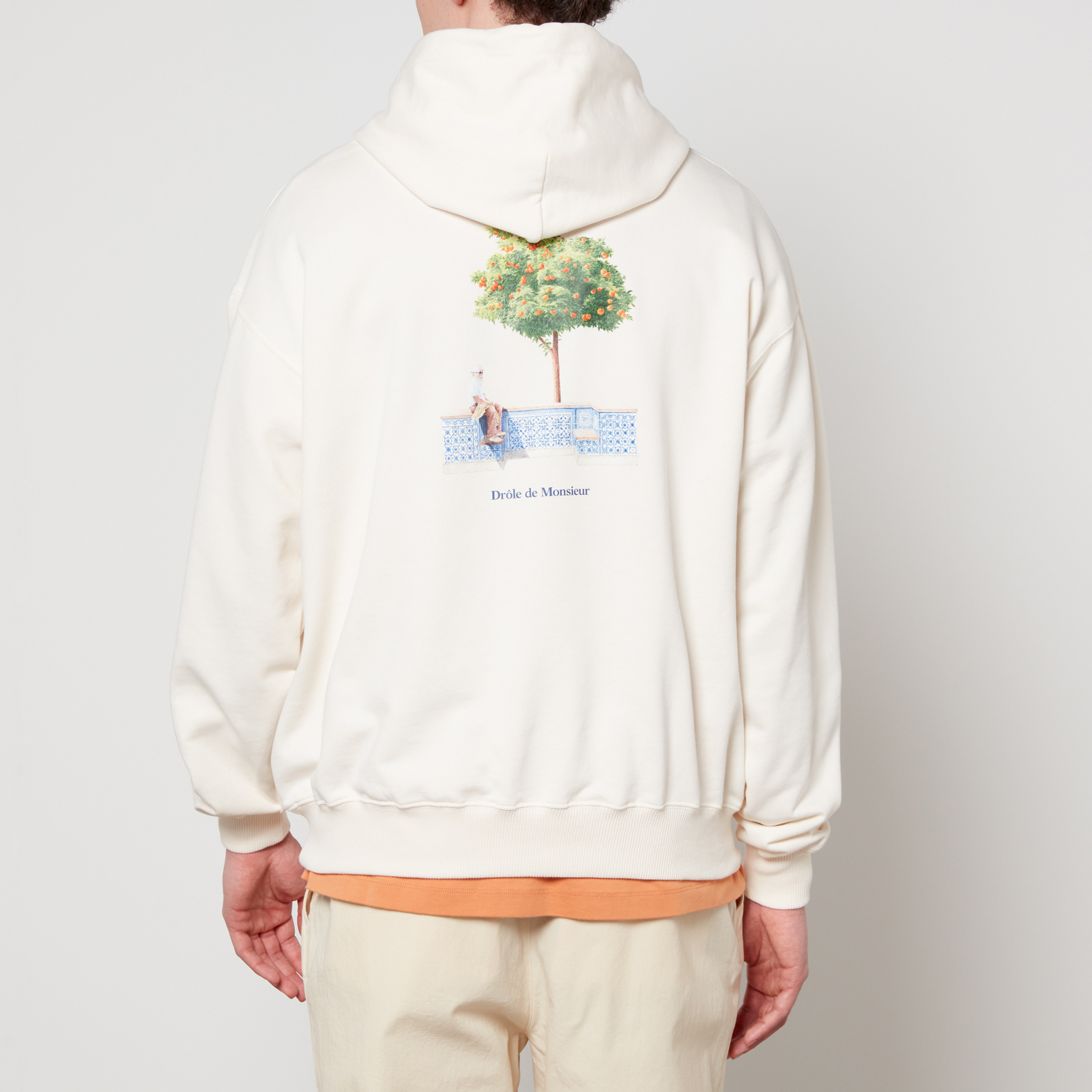 Drôle De Monsieur Le Oranger Printed Cotton Hoodie - S | Coggles
