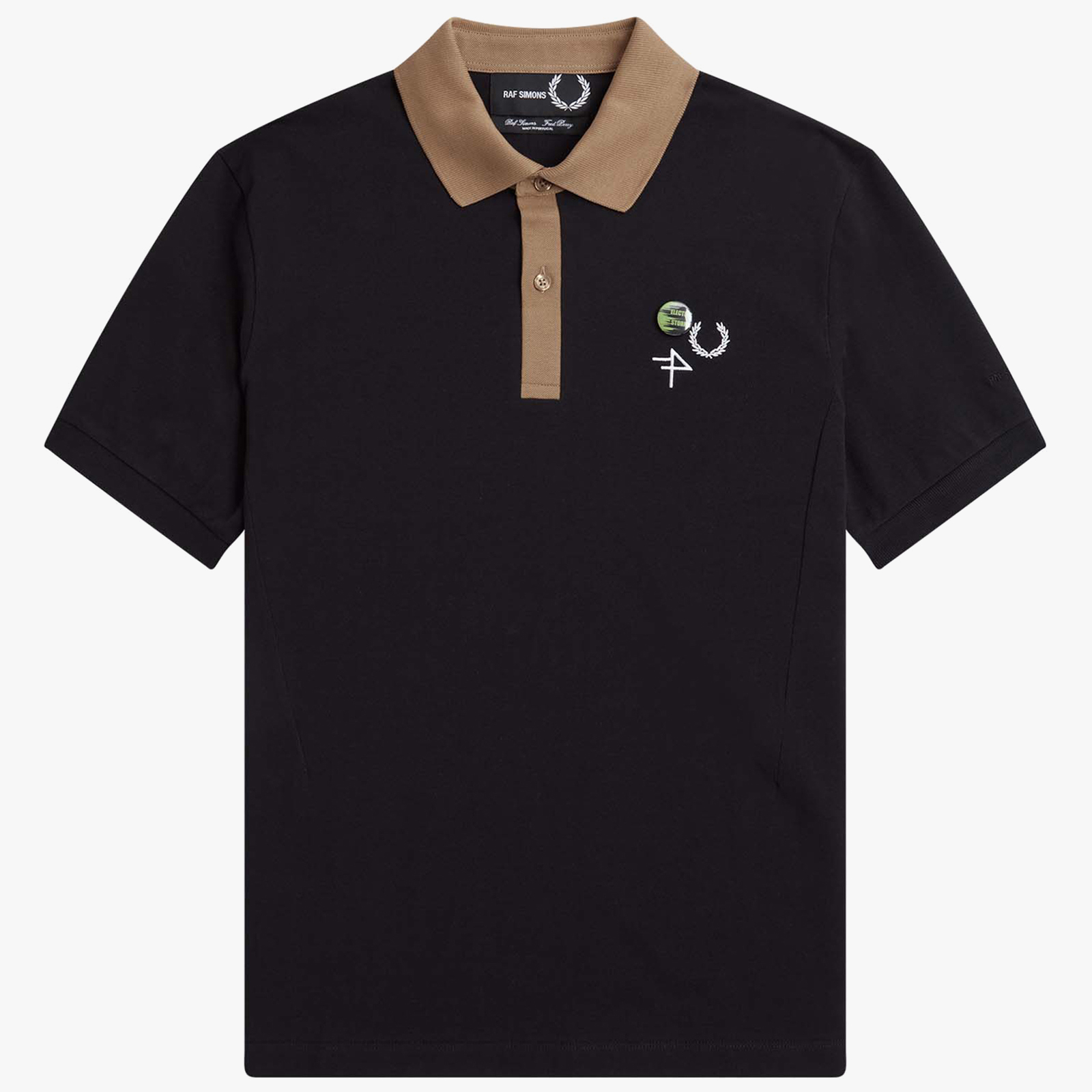 Fred Perry x Raf Simons Cotton-Piqué Polo Shirt - S | Coggles