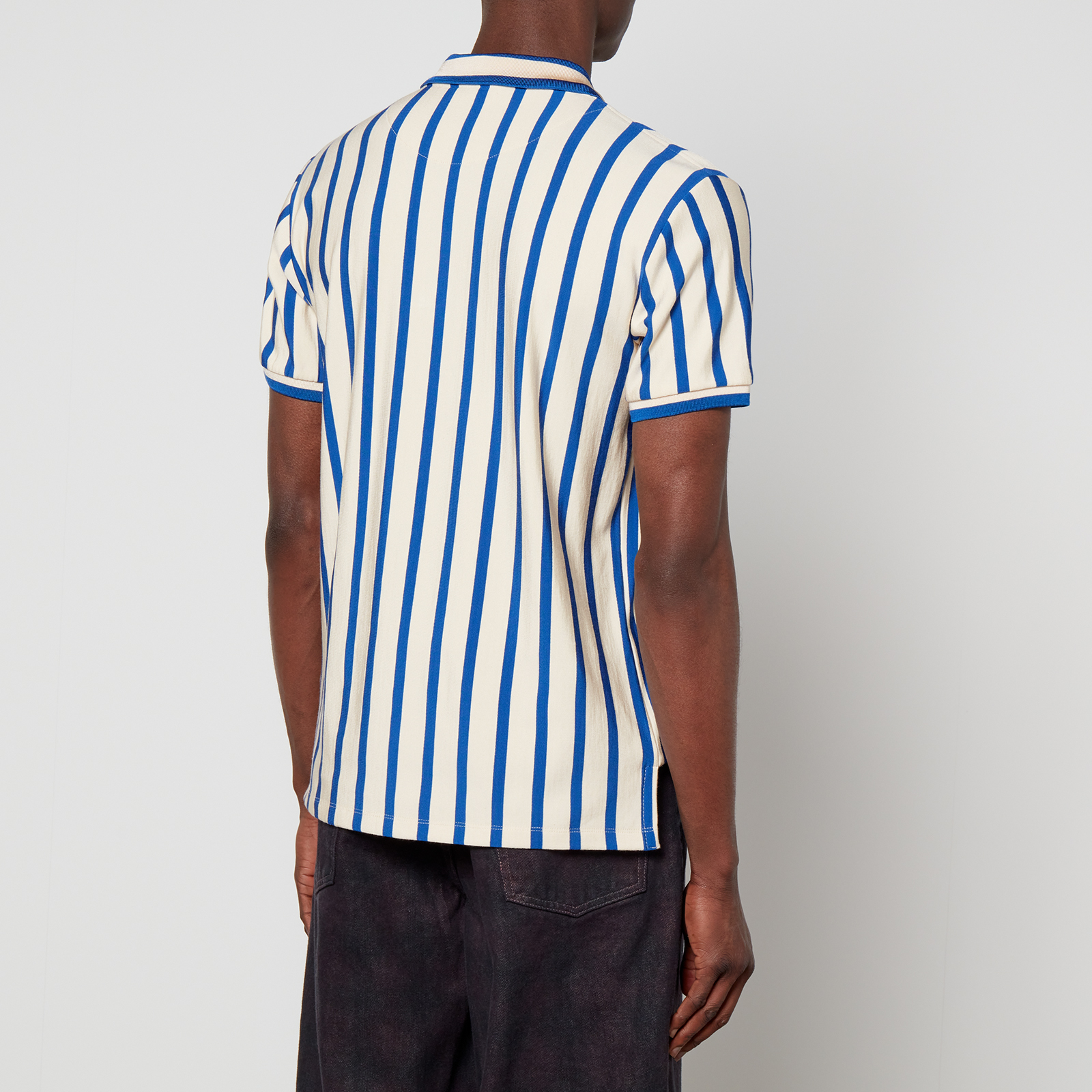 Vivienne Westwood Striped Jersey Polo Shirt - M | Coggles