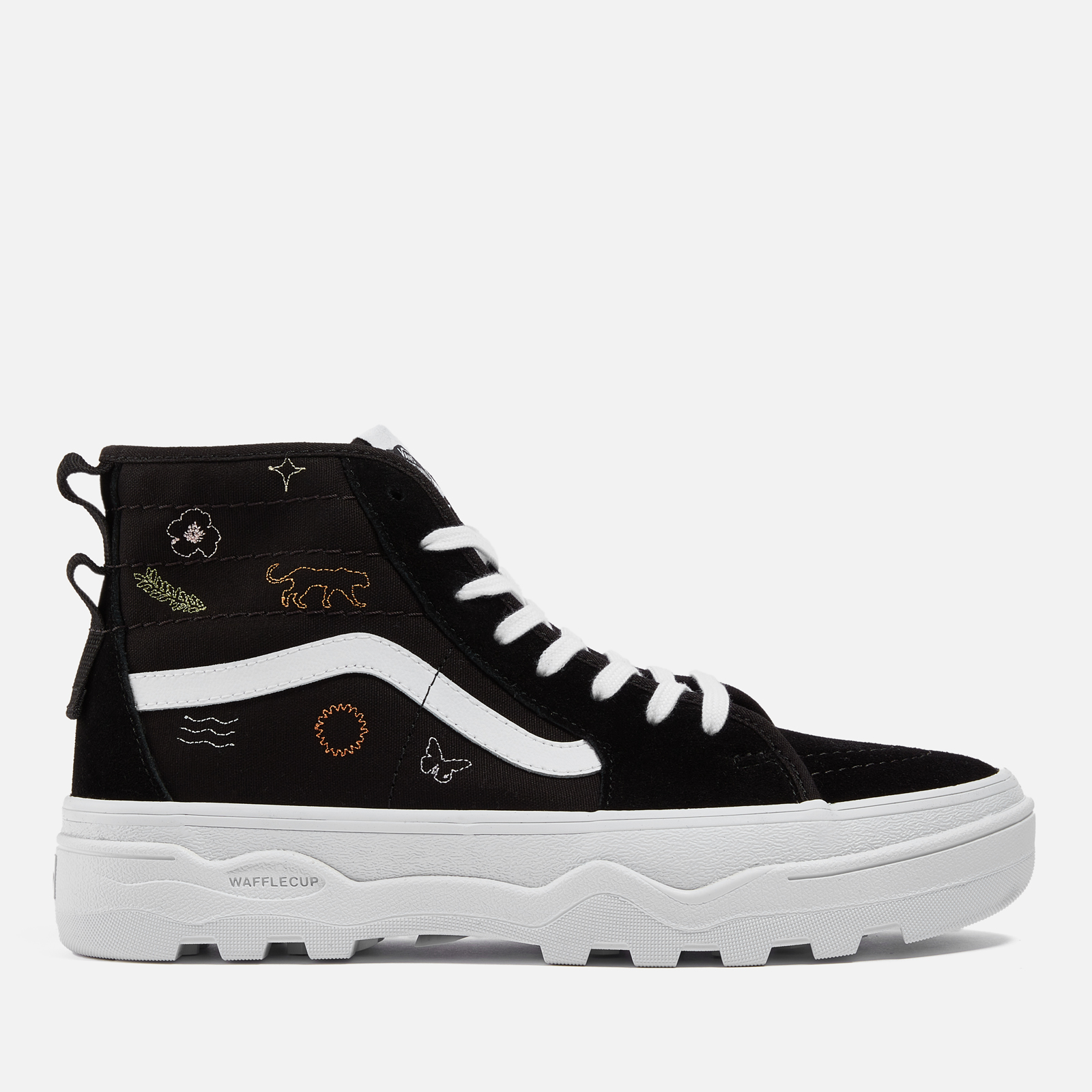 Vans Women's Embroidered Sentry Sk8-Hi Suede Trainers | Allsole