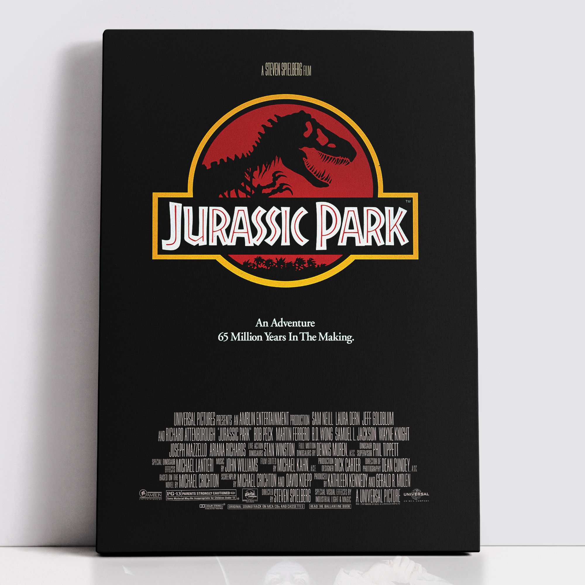 Decorsome x Jurassic Classic Poster Rectangular Canvas - 12x18 inch