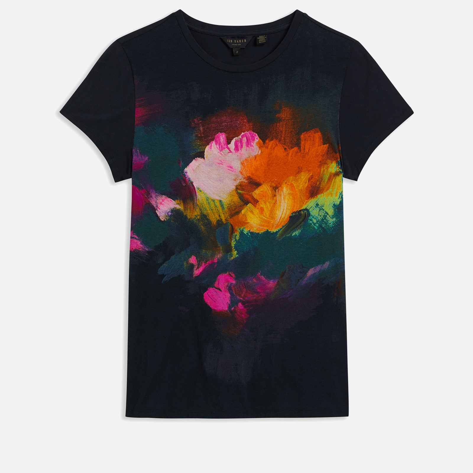 Tシャツ・カットソー TED BAKER Romaana Graphic Tee Ted Baker Costela Printed Stretch-Cotton T-Shirt - UK 6