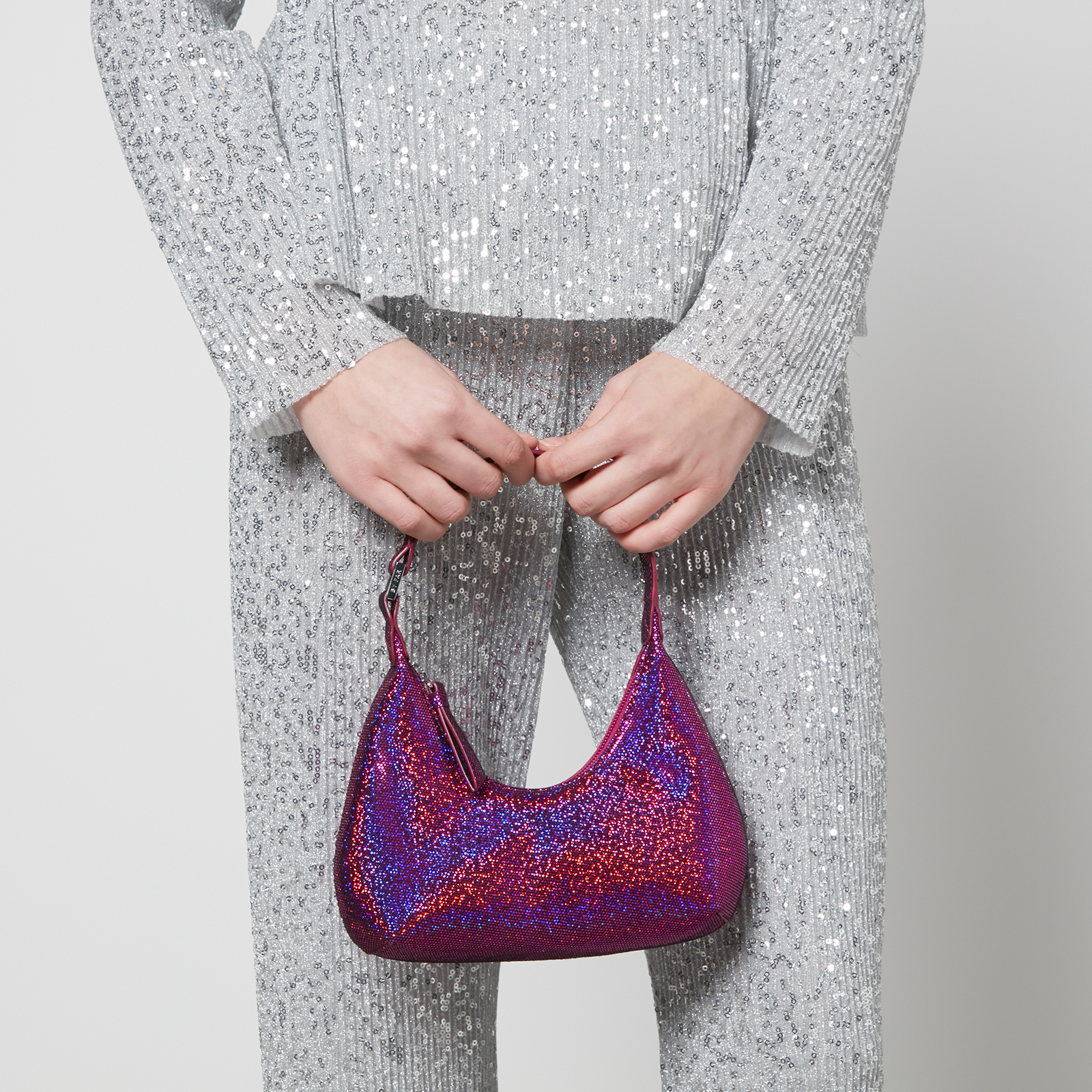 BY FAR Baby Amber Metallic Leather Bag | Coggles