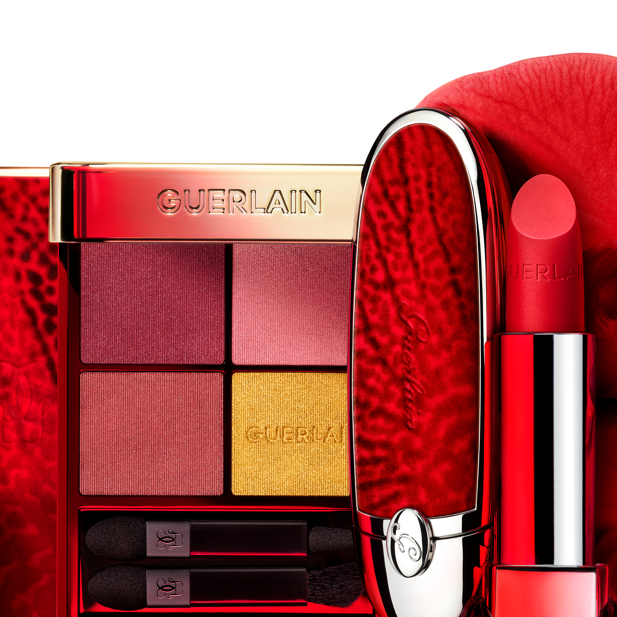 GUERLAIN Rouge G The Double Mirror Lipstick Case | Cult Beauty